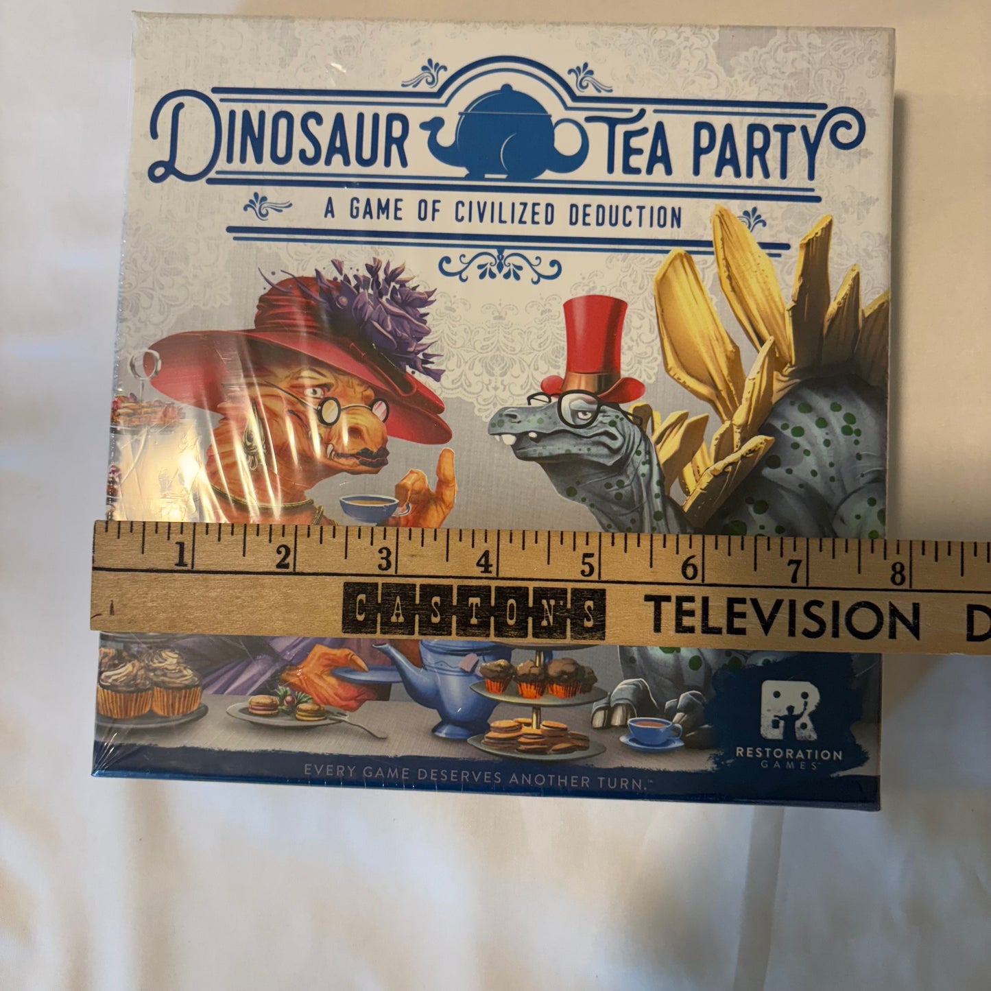 Dinosaur Tea Party Board Game Sealed | Whimsical Deduction Game by Restoration