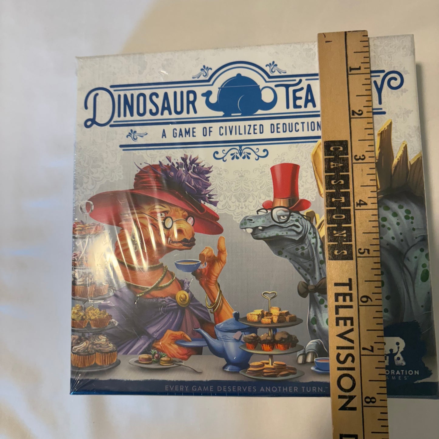 Dinosaur Tea Party Board Game Sealed | Whimsical Deduction Game by Restoration