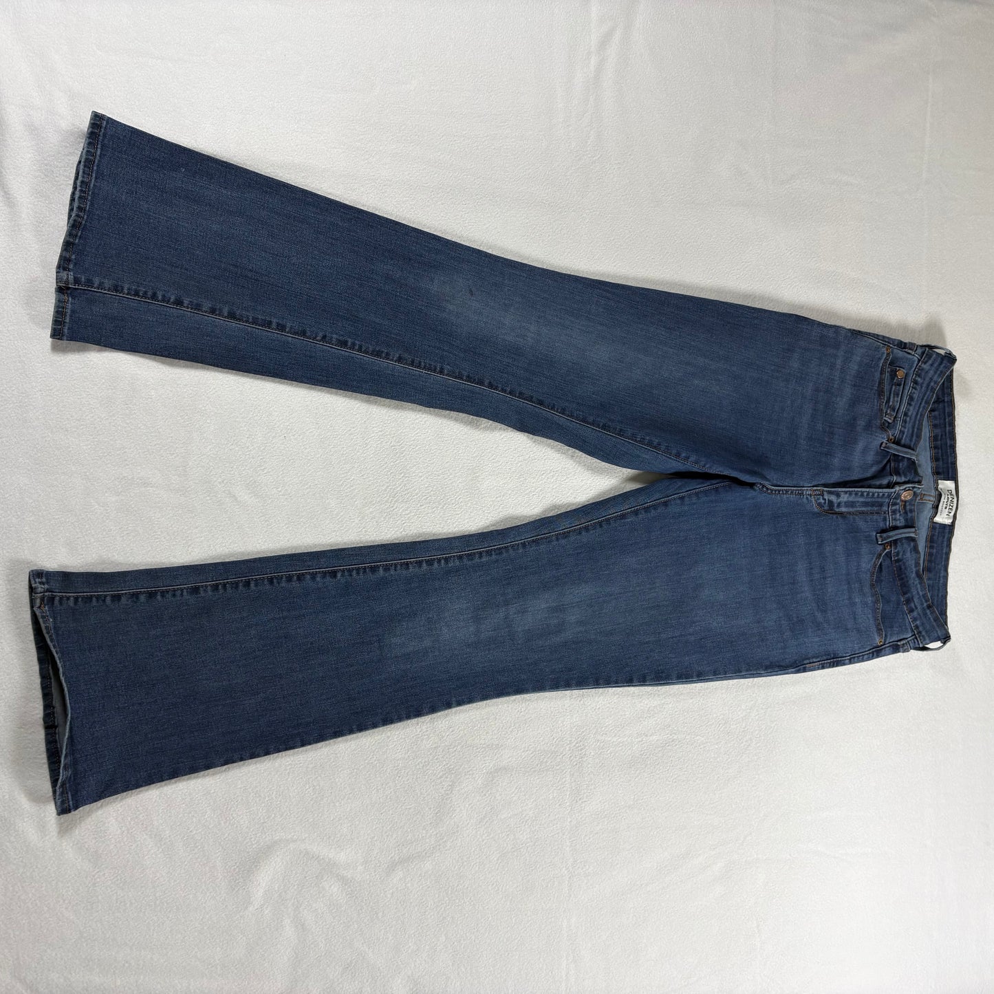 Denizen From Levis Womens 29x32 Mid Rise Bootcut Jeans Dark Wash Stretch Trendy!