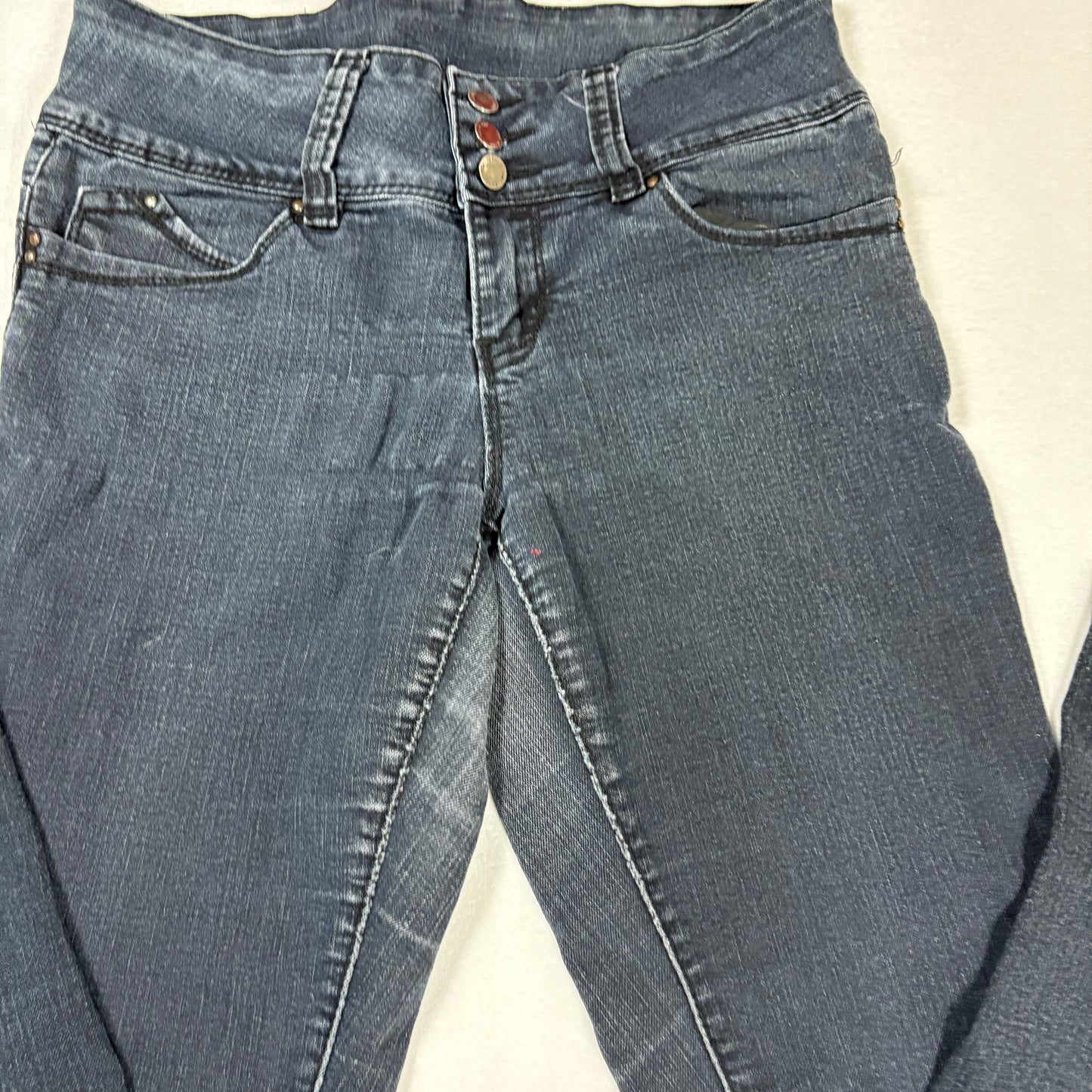 YMI Womens Jeans Size 9 Dark Wash High Rise Skinny Denim Stretch Y2K Vintage
