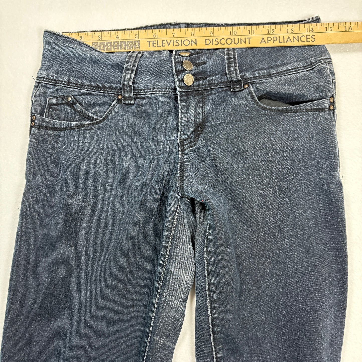 YMI Womens Jeans Size 9 Dark Wash High Rise Skinny Denim Stretch Y2K Vintage