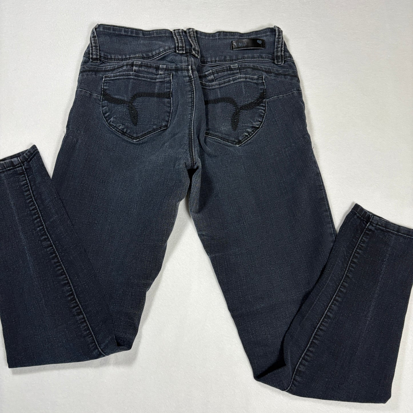 YMI Womens Jeans Size 9 Dark Wash High Rise Skinny Denim Stretch Y2K Vintage