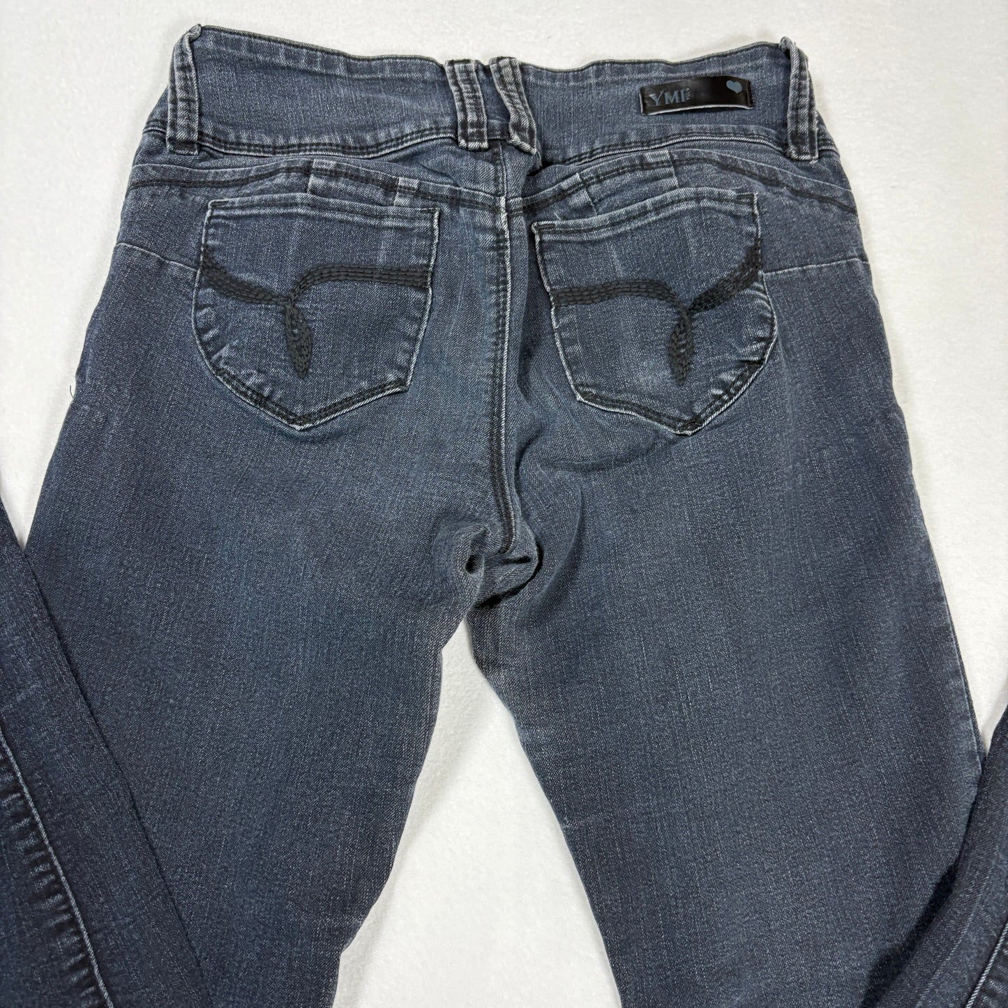 YMI Womens Jeans Size 9 Dark Wash High Rise Skinny Denim Stretch Y2K Vintage
