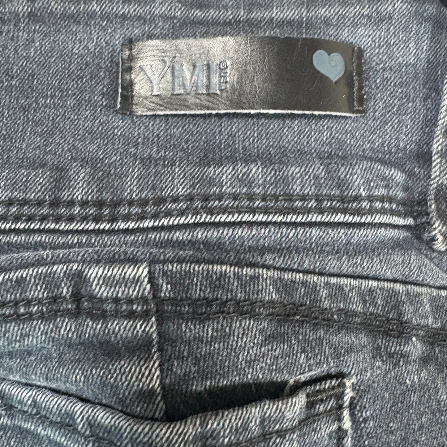 YMI Womens Jeans Size 9 Dark Wash High Rise Skinny Denim Stretch Y2K Vintage