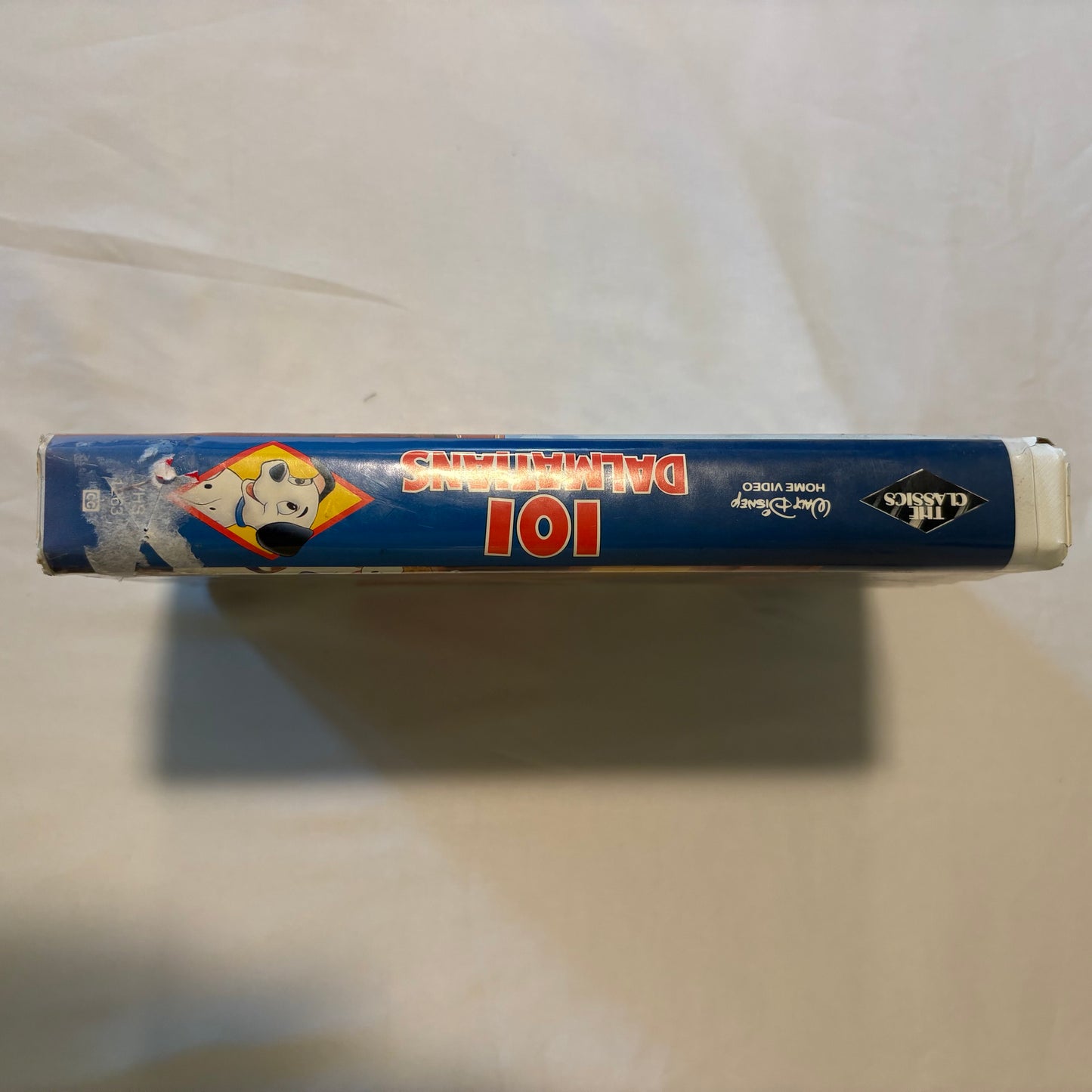 Disney 101 Dalmatians VHS 1992 Black Diamond Classic White Clamshell Case