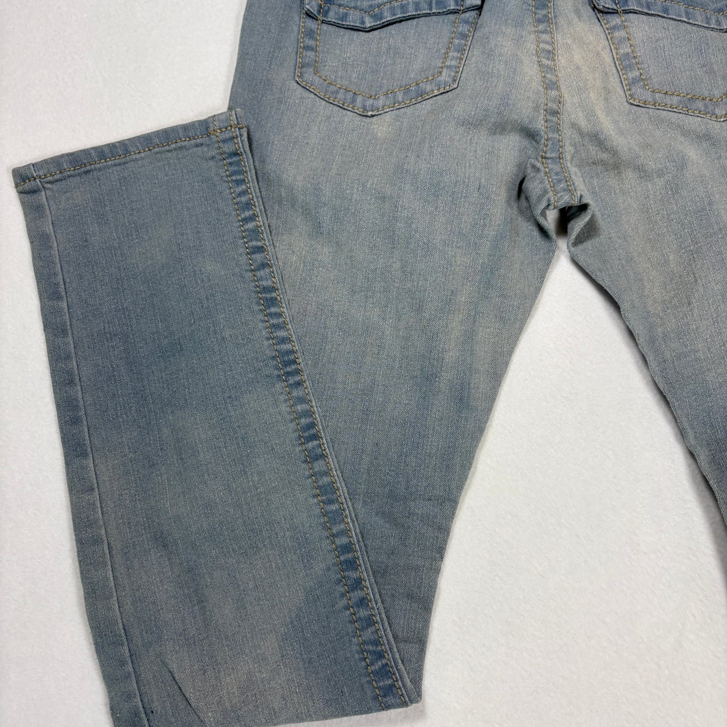 VIP Jeans Womens Size 3/4 Light Wash High Rise Skinny Y2K Stretch Denim Vintage
