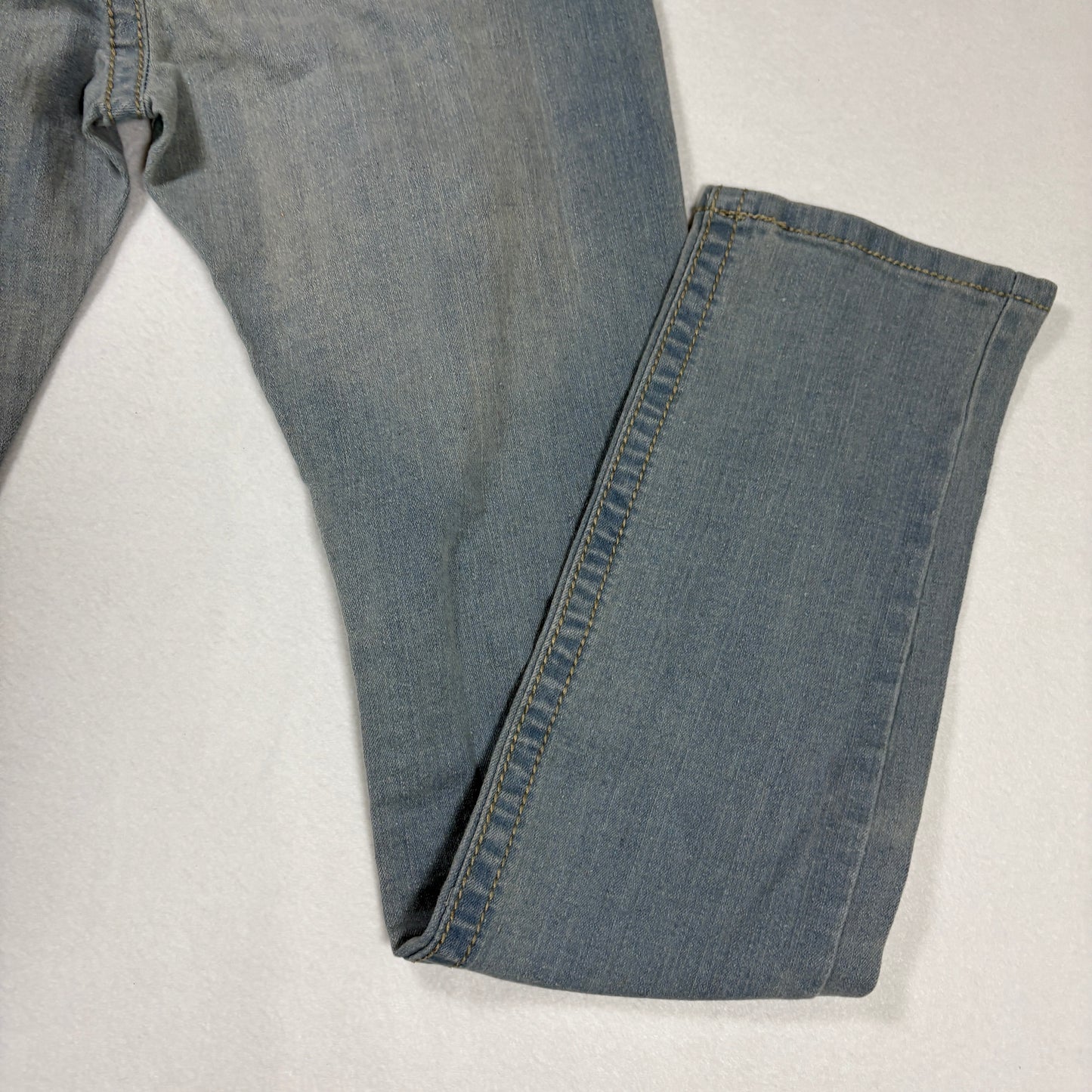 VIP Jeans Womens Size 3/4 Light Wash High Rise Skinny Y2K Stretch Denim Vintage