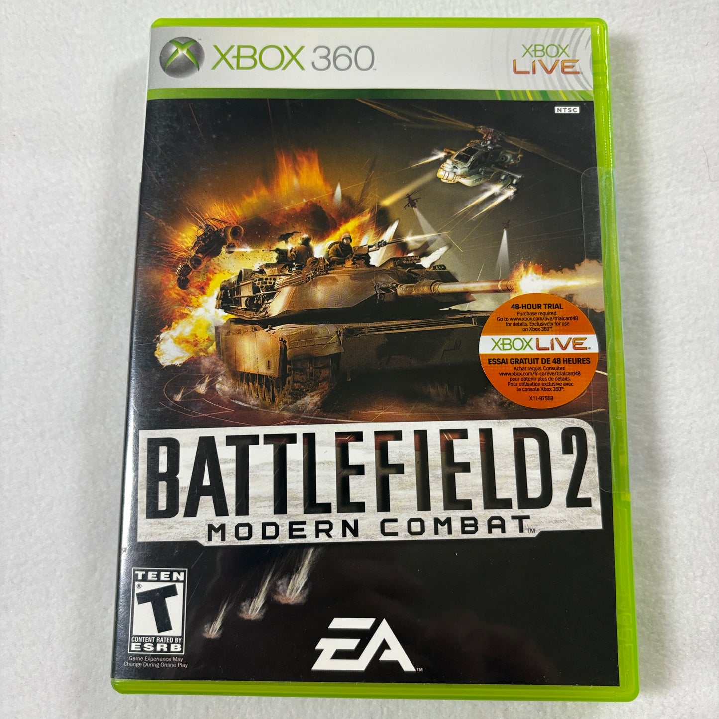 Xbox 360 Battlefield 2 Modern Combat CIB Complete Tested FPS Shooter NTSC
