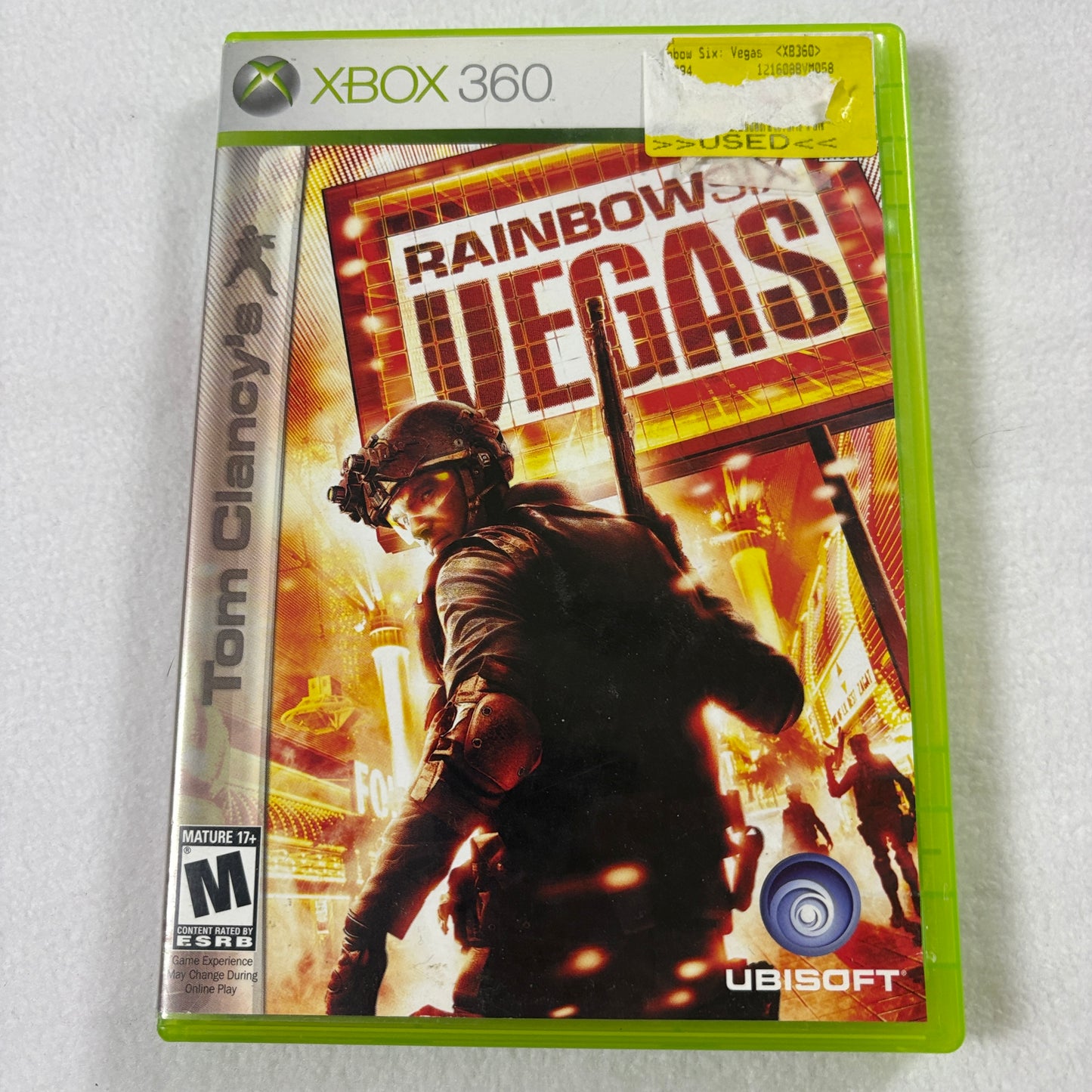Rainbow Six Vegas Xbox 360 CIB Complete Tested Tactical Shooter Clancy