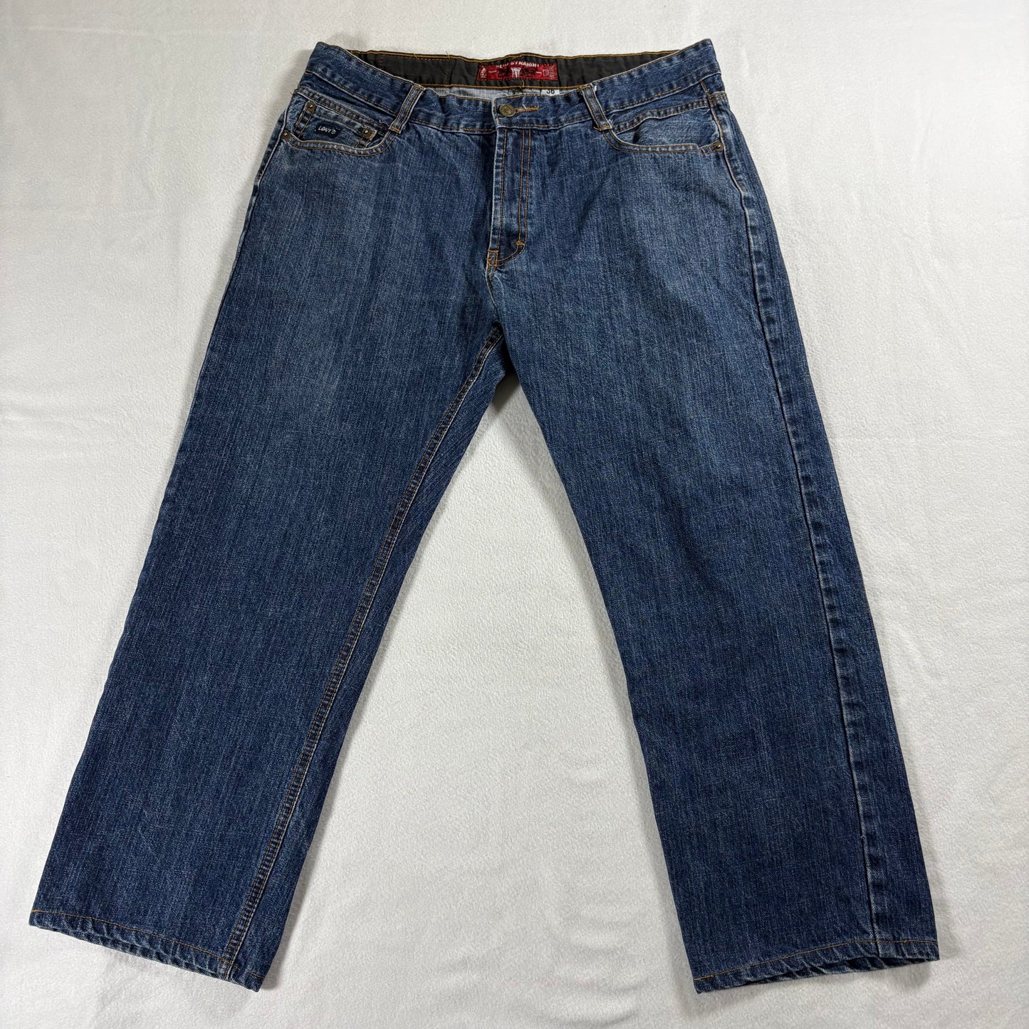 Levi’s 511 Men’s 38x30 Slim Straight Medium Wash Denim Jeans Vintage 90s Blue OG