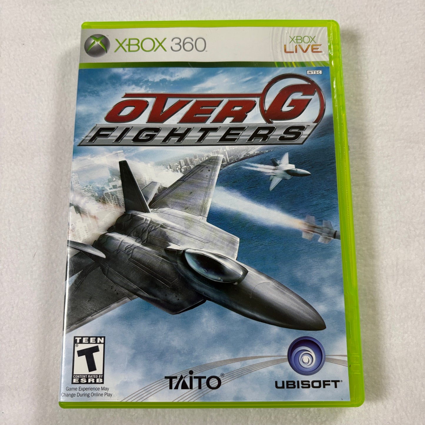 Over G Fighters Xbox 360 Tested Flight Combat Jet Simulator Ubisoft Taito