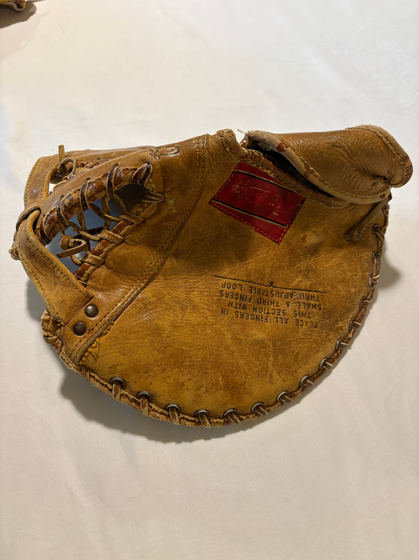 Vintage Rawlings TM‑80 “Claw” Smokey Joe Cunningham Trapper Mitt – 1st Base Glove USA