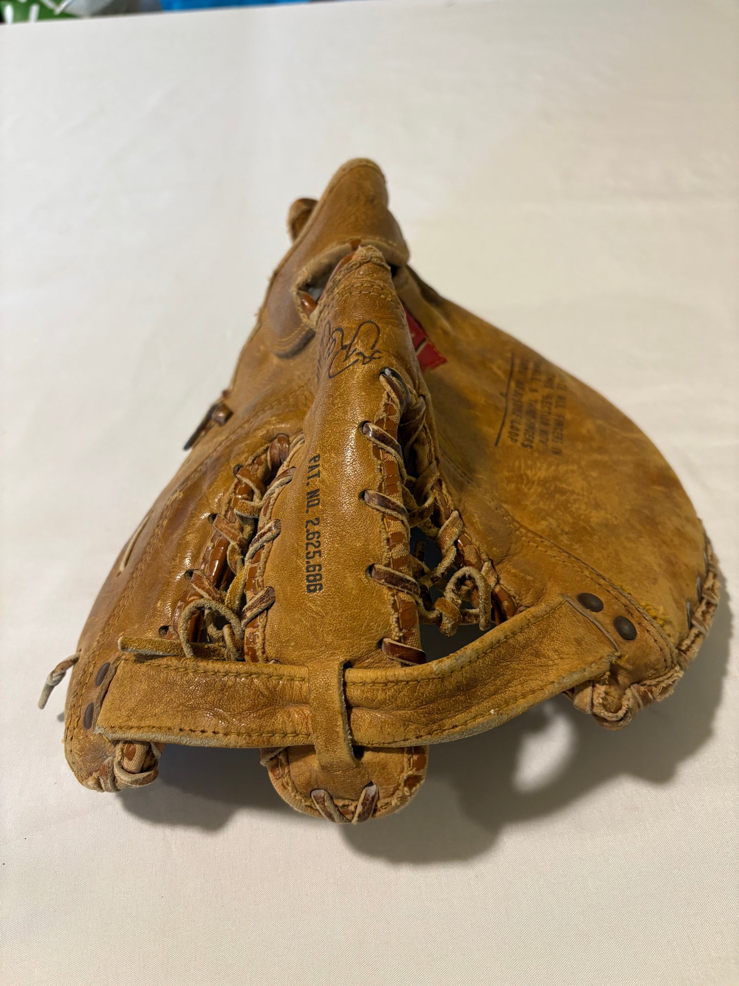 Vintage Rawlings TM‑80 “Claw” Smokey Joe Cunningham Trapper Mitt – 1st Base Glove USA