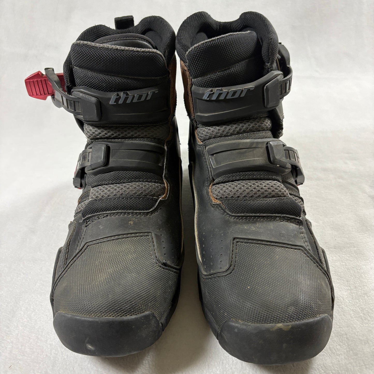 Thor Motocross Riding Boots Black Moto MX ATV Dirt Bike Mens 11 Fits