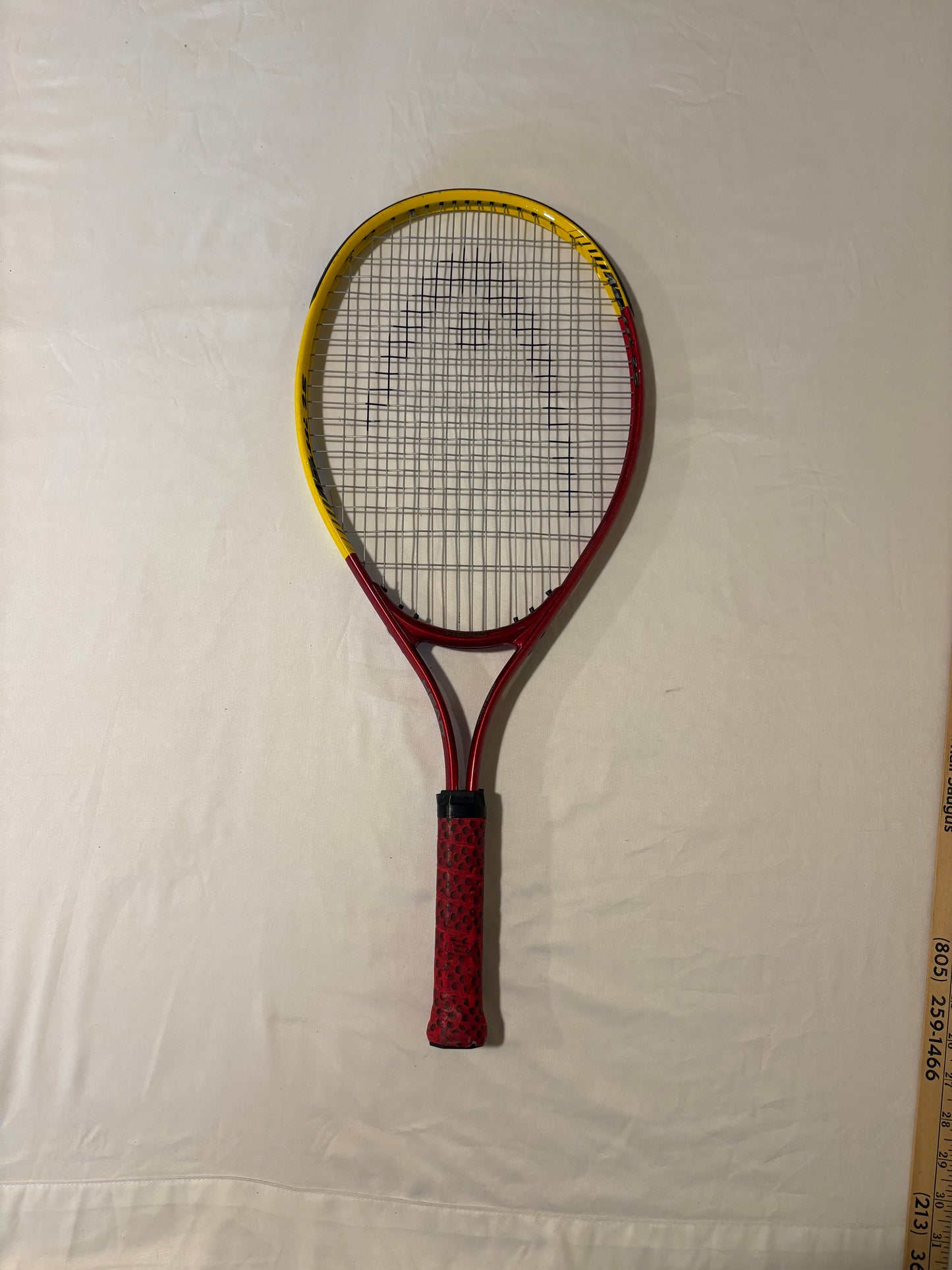 Head Ti Agassi 25 Junior Tennis Racket 3 7/8″ Grip – Blue/Yellow, Used, Free Shipping
