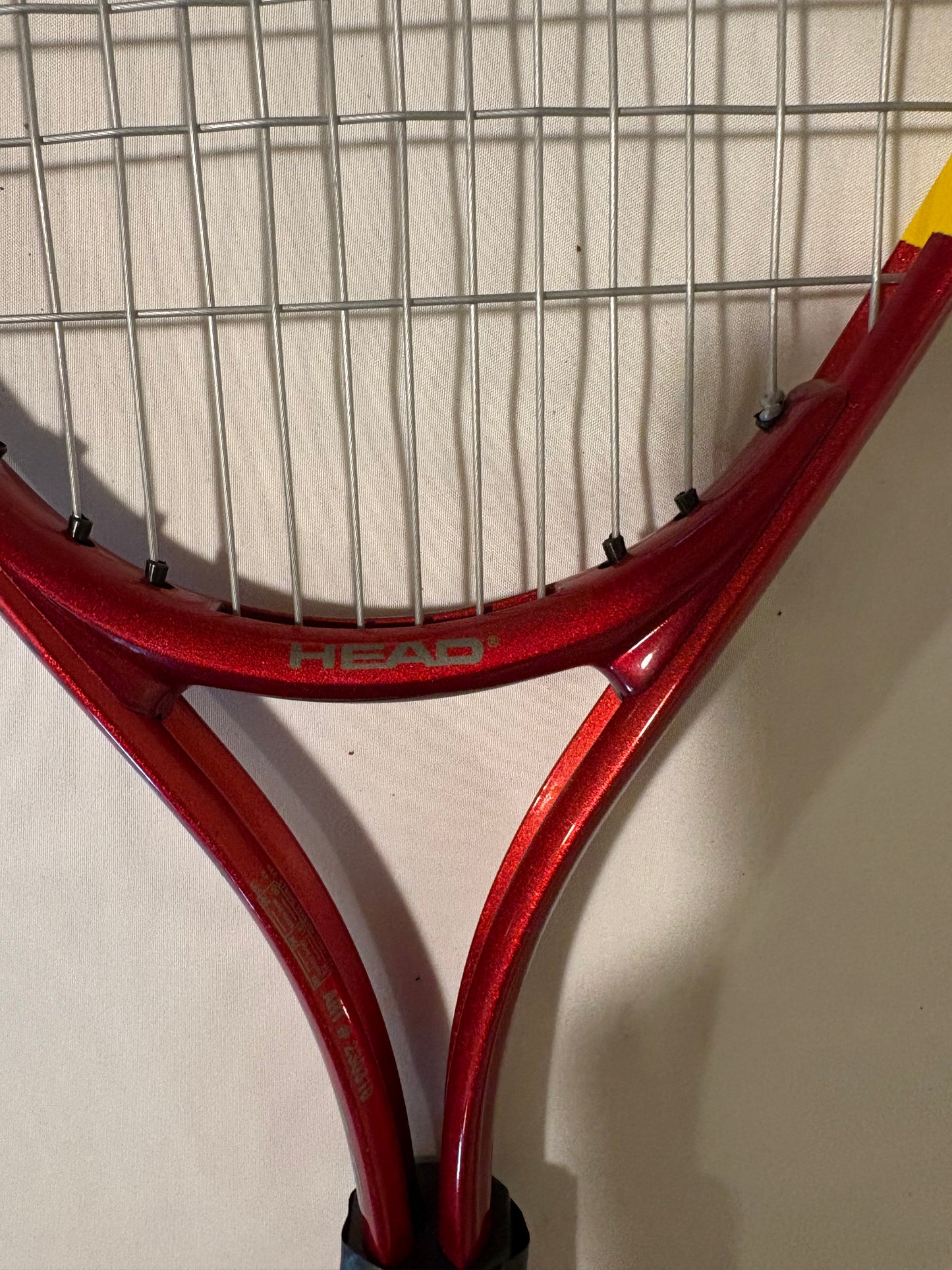 Head Ti Agassi 25 Junior Tennis Racket 3 7/8″ Grip – Blue/Yellow, Used, Free Shipping