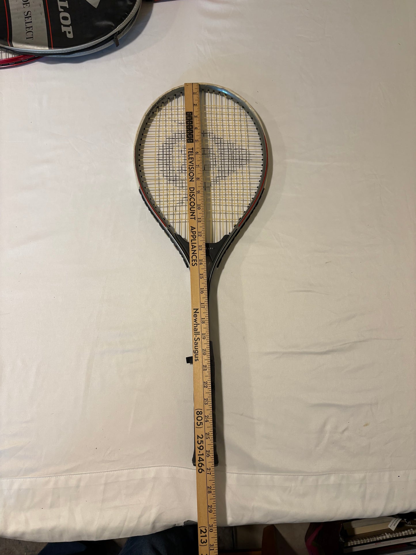 Vintage Dunlop McEnroe Select Mid‑Size Tennis Racket – Dunlop Logo, Used