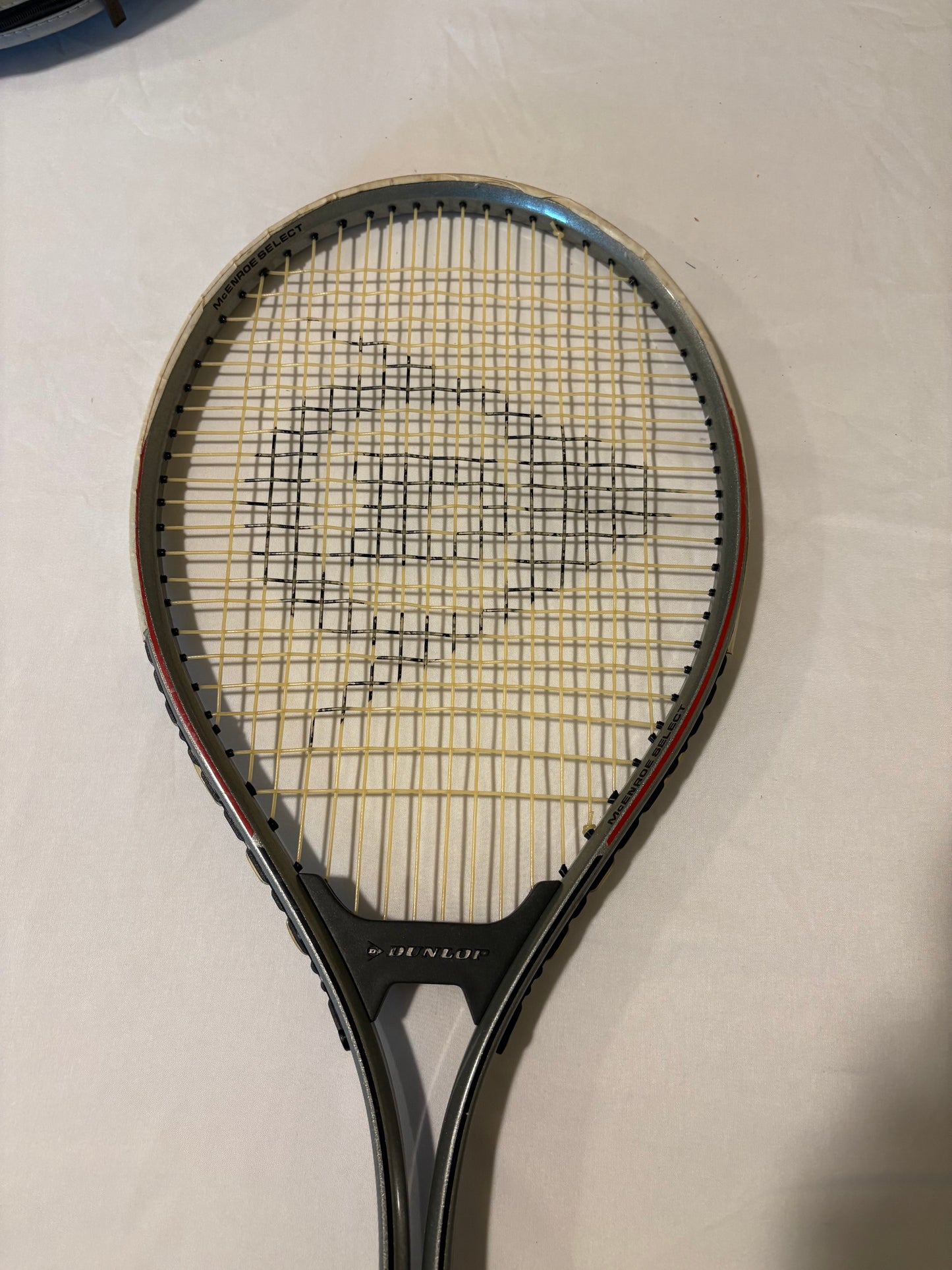 Vintage Dunlop McEnroe Select Mid‑Size Tennis Racket – Dunlop Logo, Used