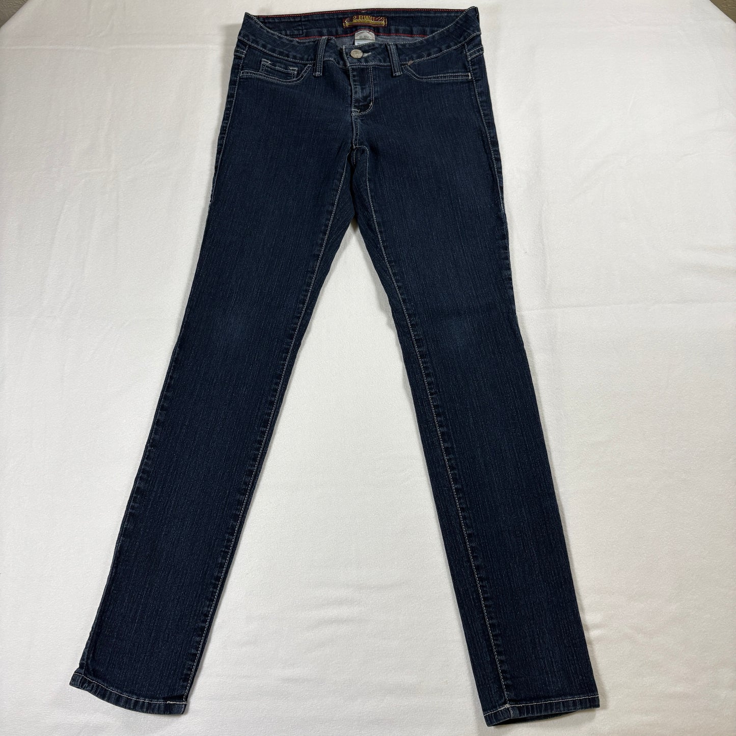 Skinny Jeans Womens Size 9 Dark Wash Stretch Denim Vintage Y2K Retro Slim Pants