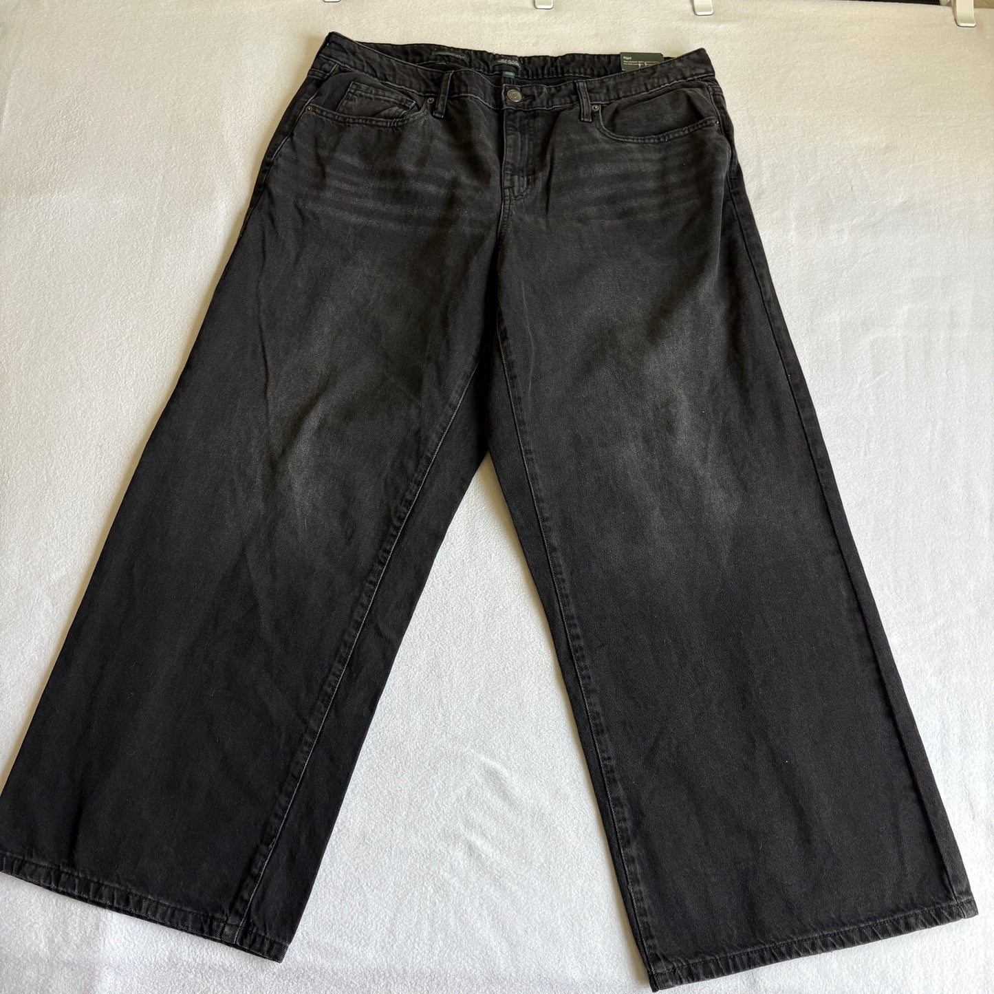 Wild Fable Womens 17R Black Low Rise Baggy Jeans Rigid Denim Y2K NWT Vintage!