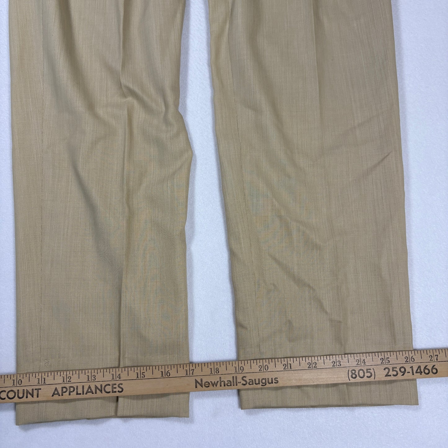 Zanella Womens Wool Pants Beige Made Italy Pleated Baggy Trousers Neiman Marcus