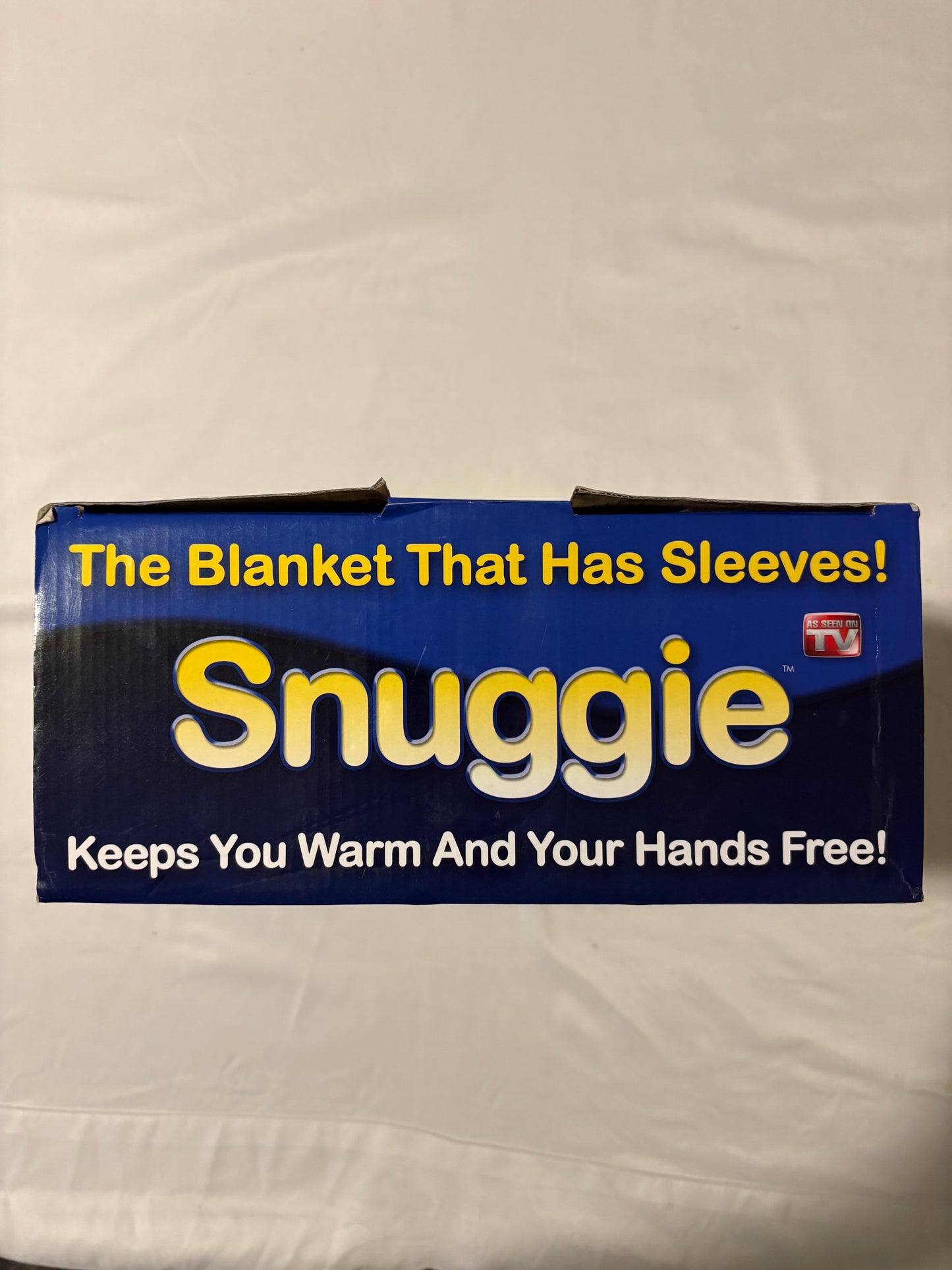 Snuggie Blue Blanket with Sleeves One Size Adult Fleece As Seen On TV NIB