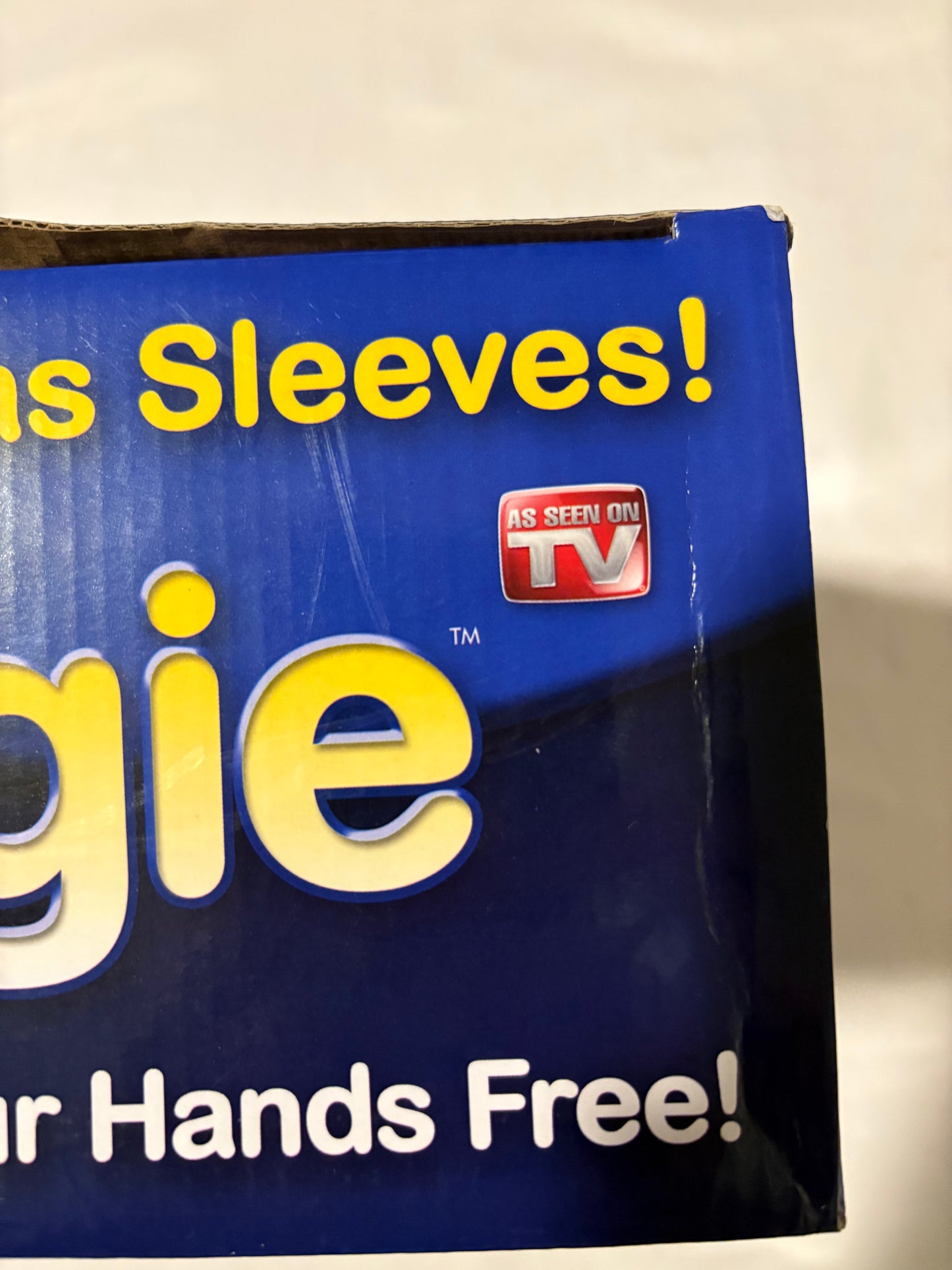 Snuggie Blue Blanket with Sleeves One Size Adult Fleece As Seen On TV NIB