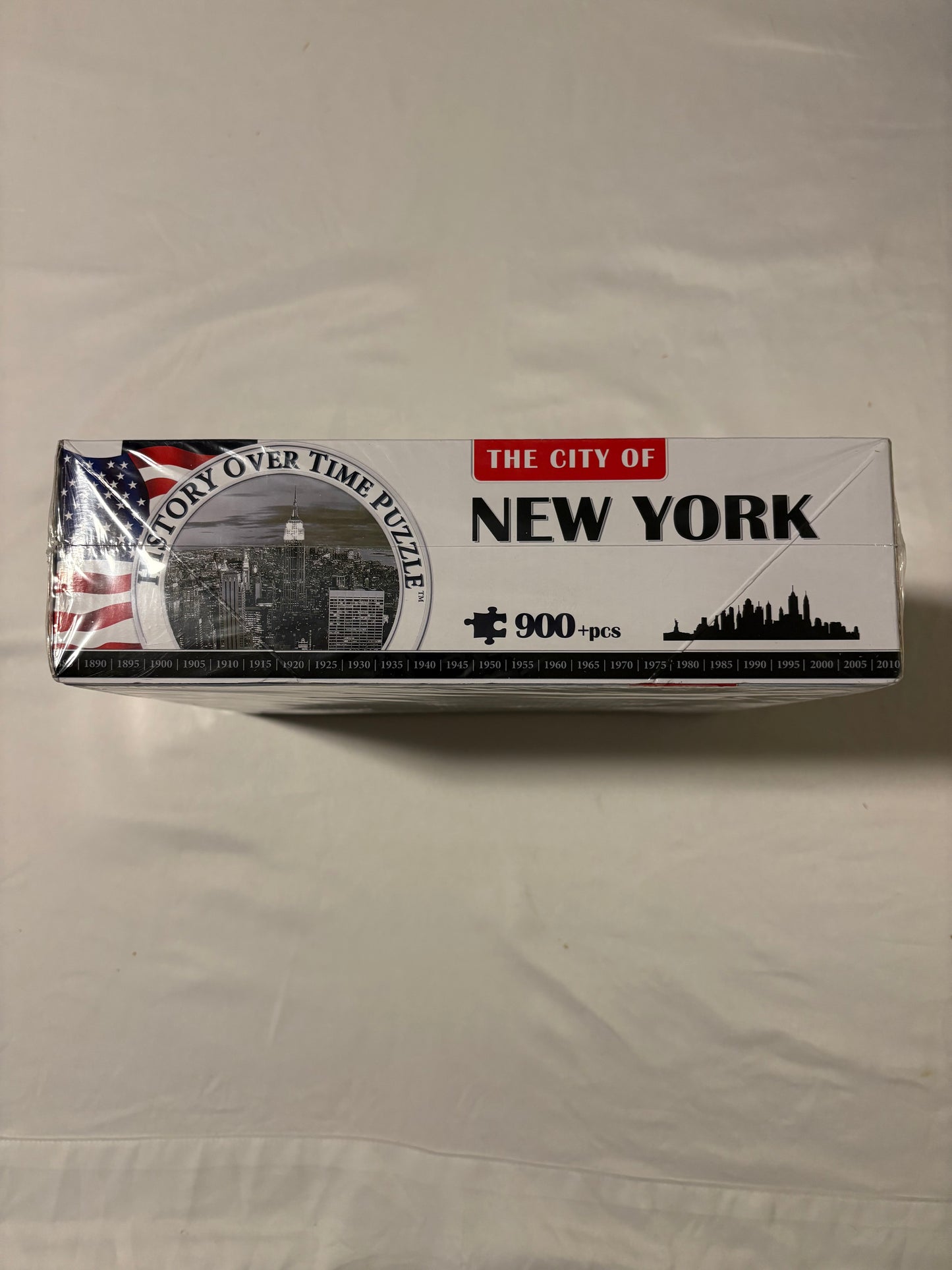 4D Cityscape New York Puzzle 1100+ Pcs Time Puzzle Skyline History Over Time 3D
