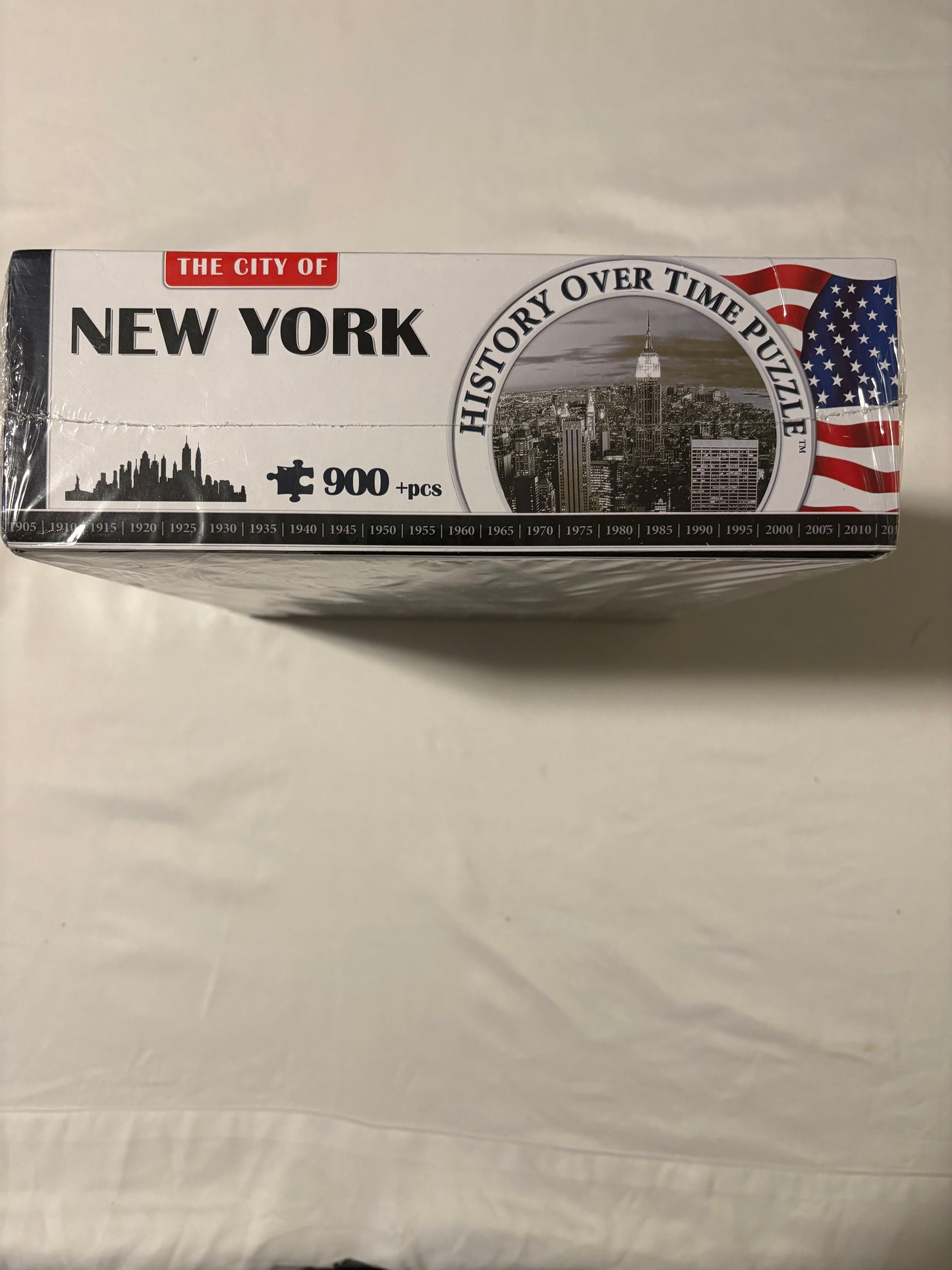 4D Cityscape New York Puzzle 1100+ Pcs Time Puzzle Skyline History Over Time 3D