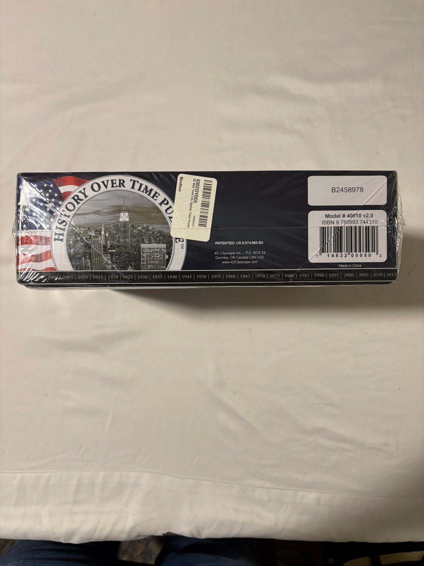 4D Cityscape New York Puzzle 1100+ Pcs Time Puzzle Skyline History Over Time 3D