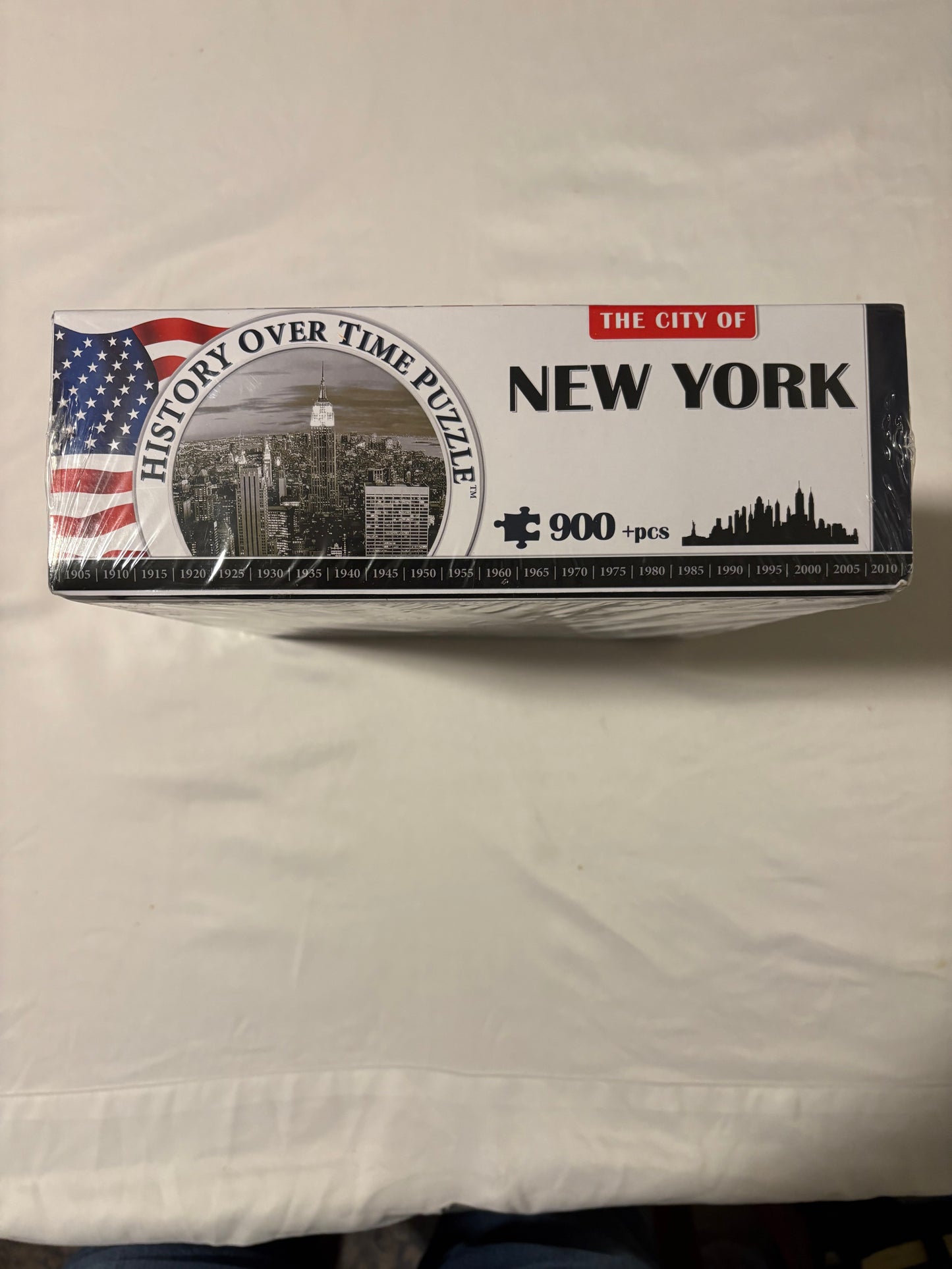 4D Cityscape New York Puzzle 1100+ Pcs Time Puzzle Skyline History Over Time 3D