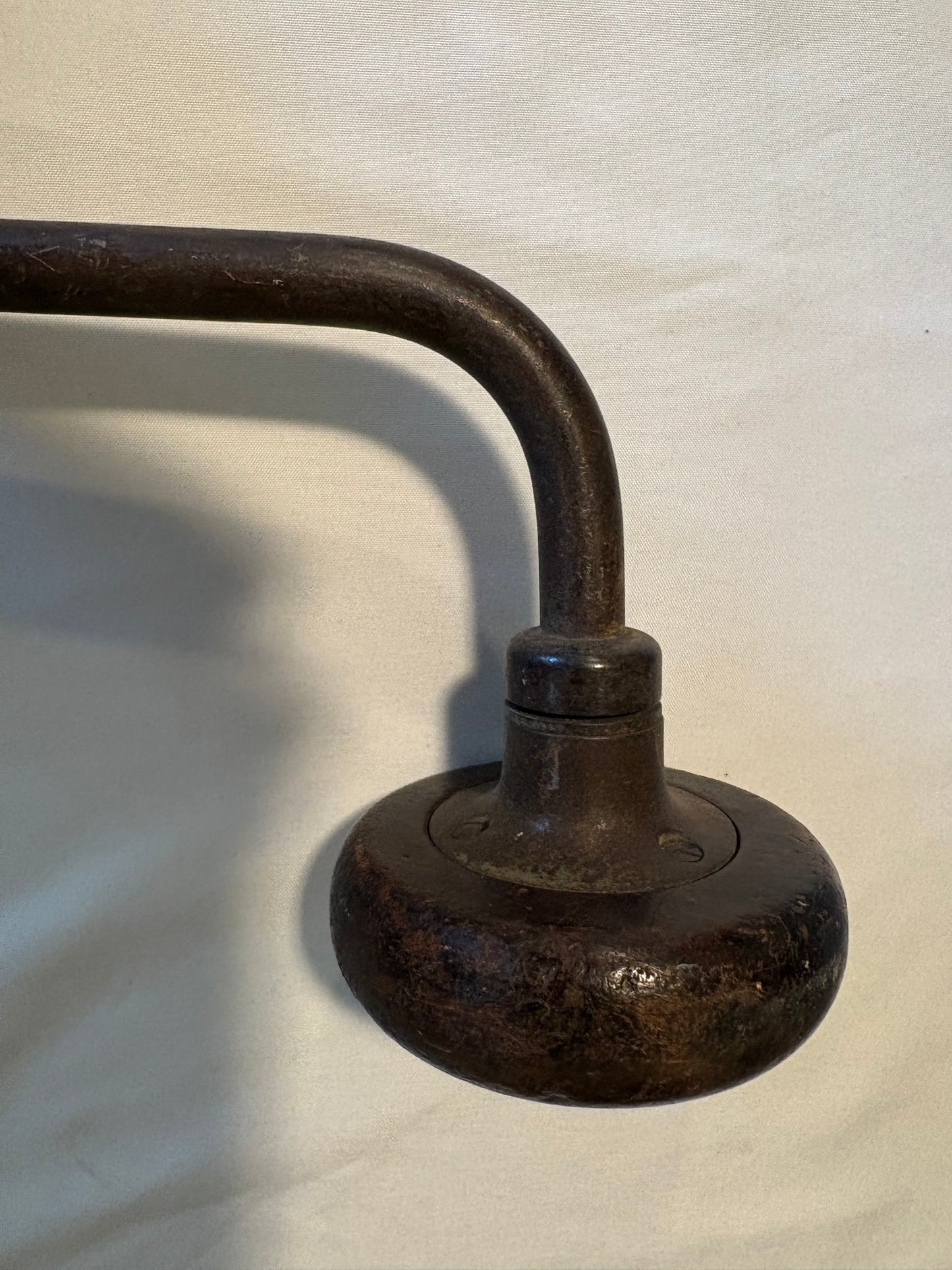 Vintage Hand Brace Drill Manual Crank Tool Wood Handle Antique 10" Chuck