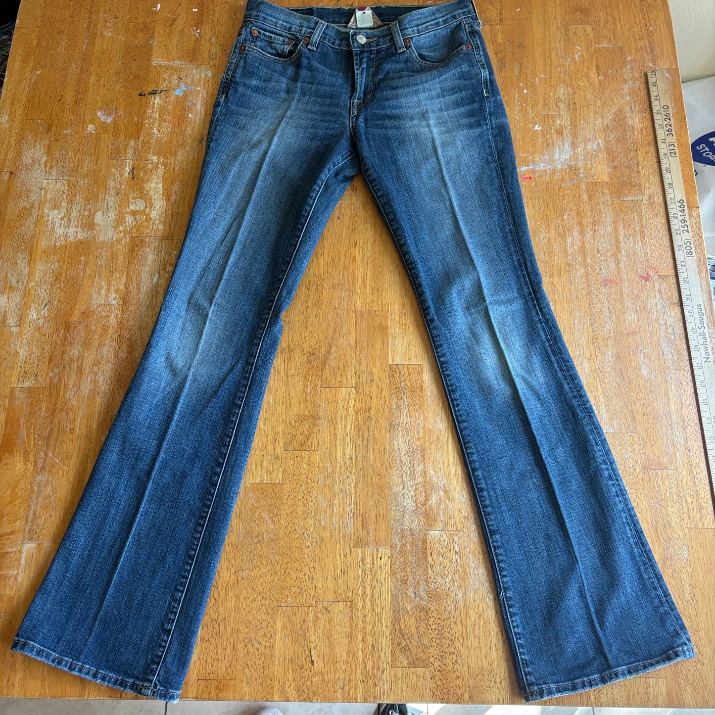 Lucky Brand Sweet N Low Bootcut Jeans 4 27 Fits 29X32 Low Rise Stretch Denim