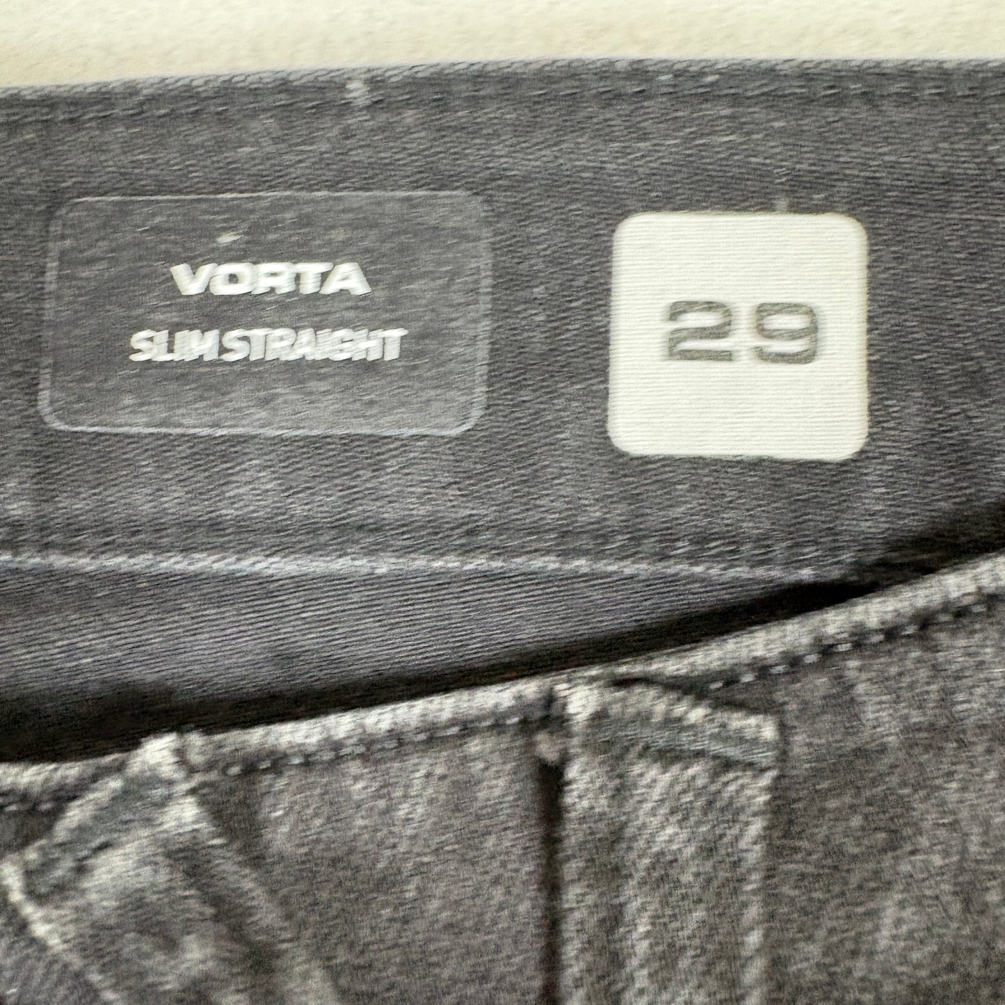 Volcom Mens Jeans 29 Black Slim Straight Vorta Denim Y2K Grunge