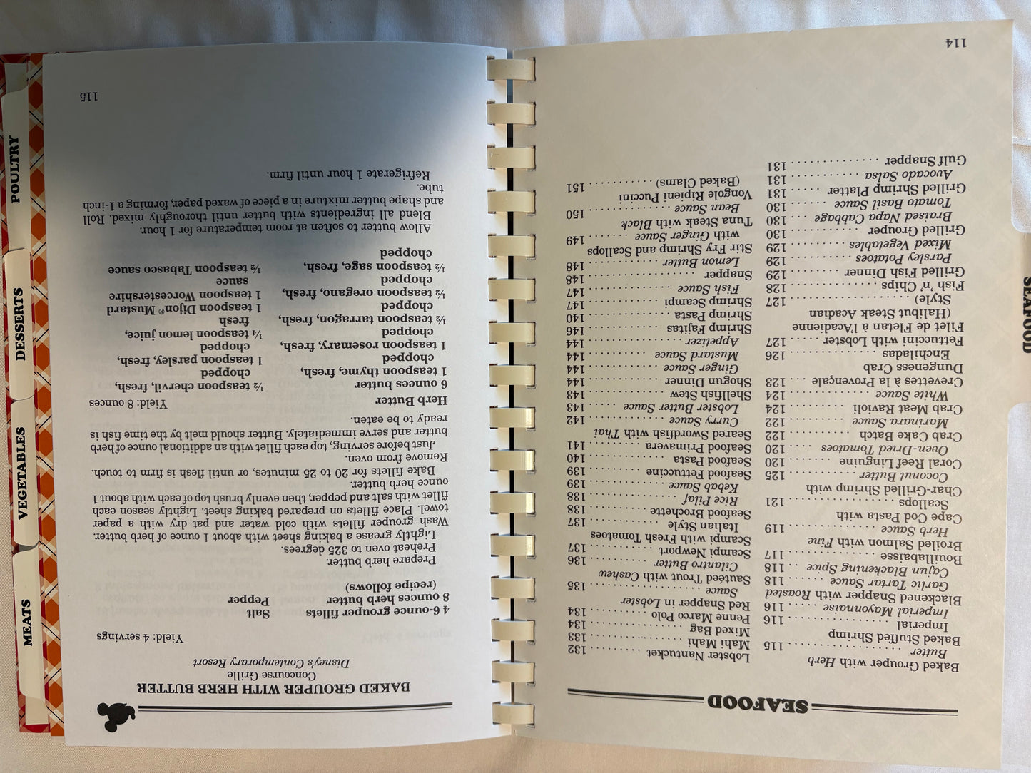 Cooking With Mickey Gourmet Cookbook Vol II Disney Recipes WDW Disneyland Spiral