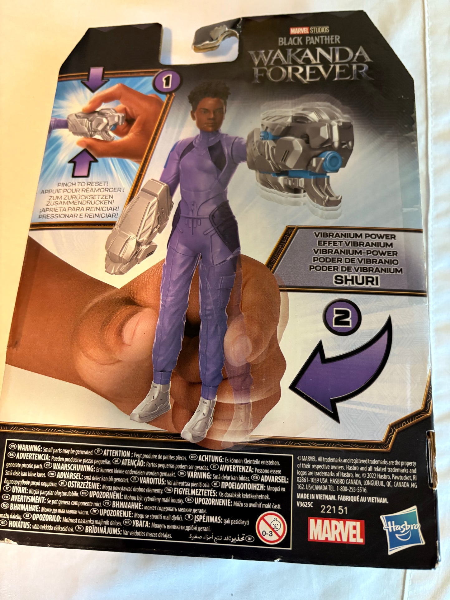 Shuri Vibranium Power Gauntlet Toy Marvel Wakanda Forever Hasbro 2022 New