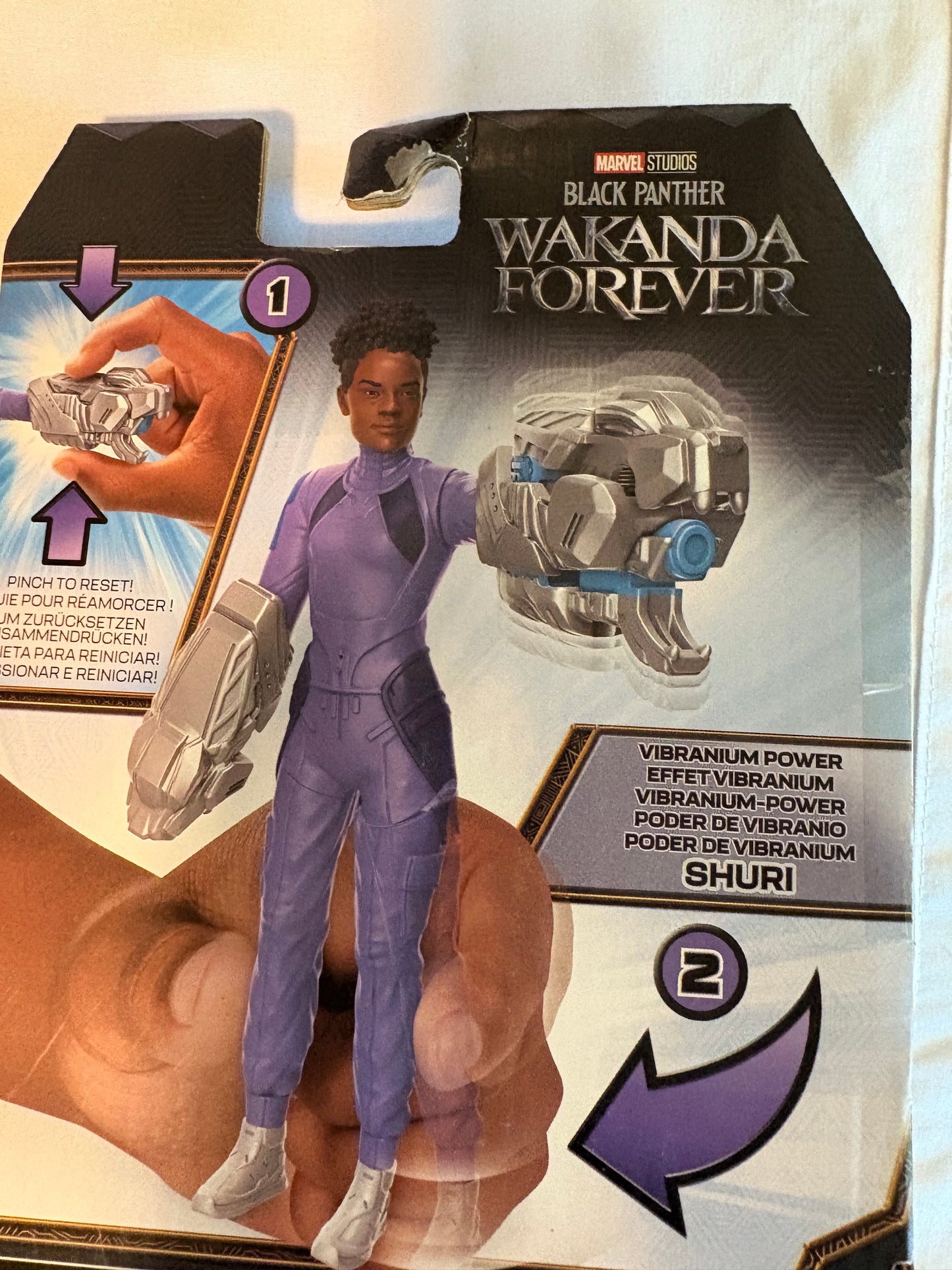 Shuri Vibranium Power Gauntlet Toy Marvel Wakanda Forever Hasbro 2022 New