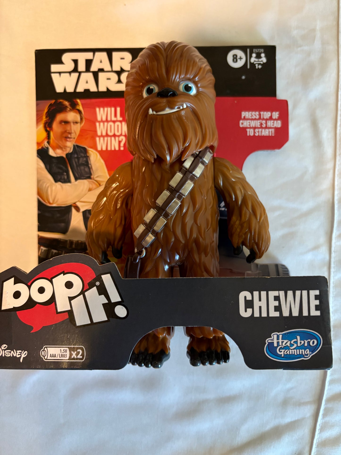 Star Wars Bop It! Chewbacca Talking Game Hasbro Disney New in Package 2019