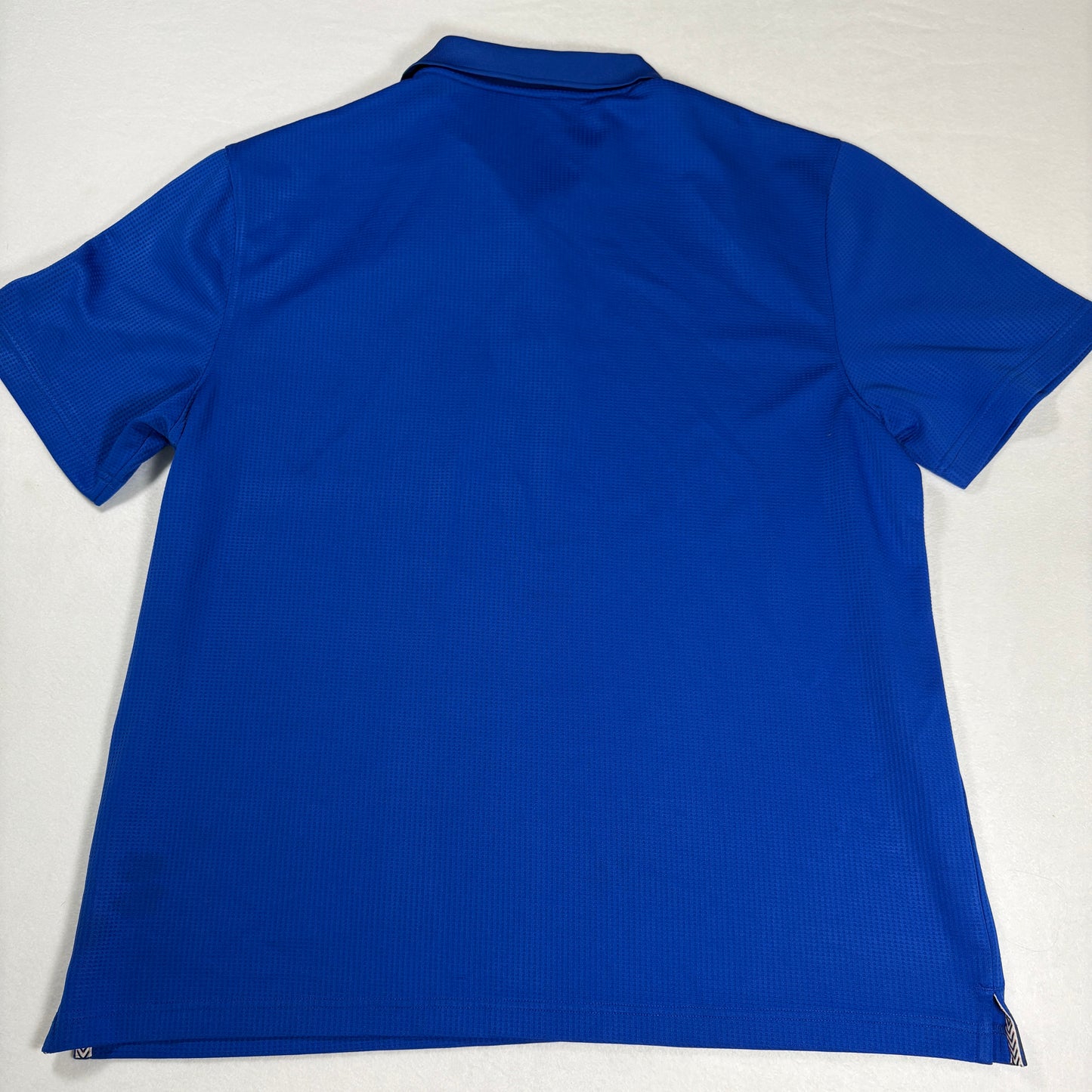 Royal Blue Mens Golf Polo Shirt XL Embroidered Sports Club Short Sleeve Casual