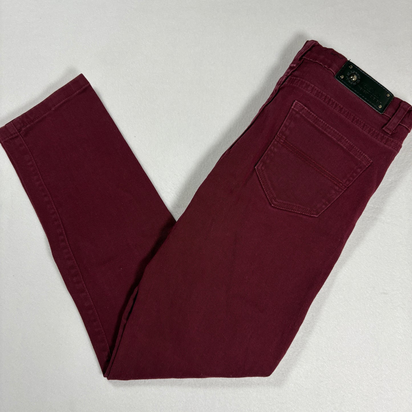 The Next Movement Womens Jeans 30 Red Stretch Skinny Y2K Vintage Denim Pants
