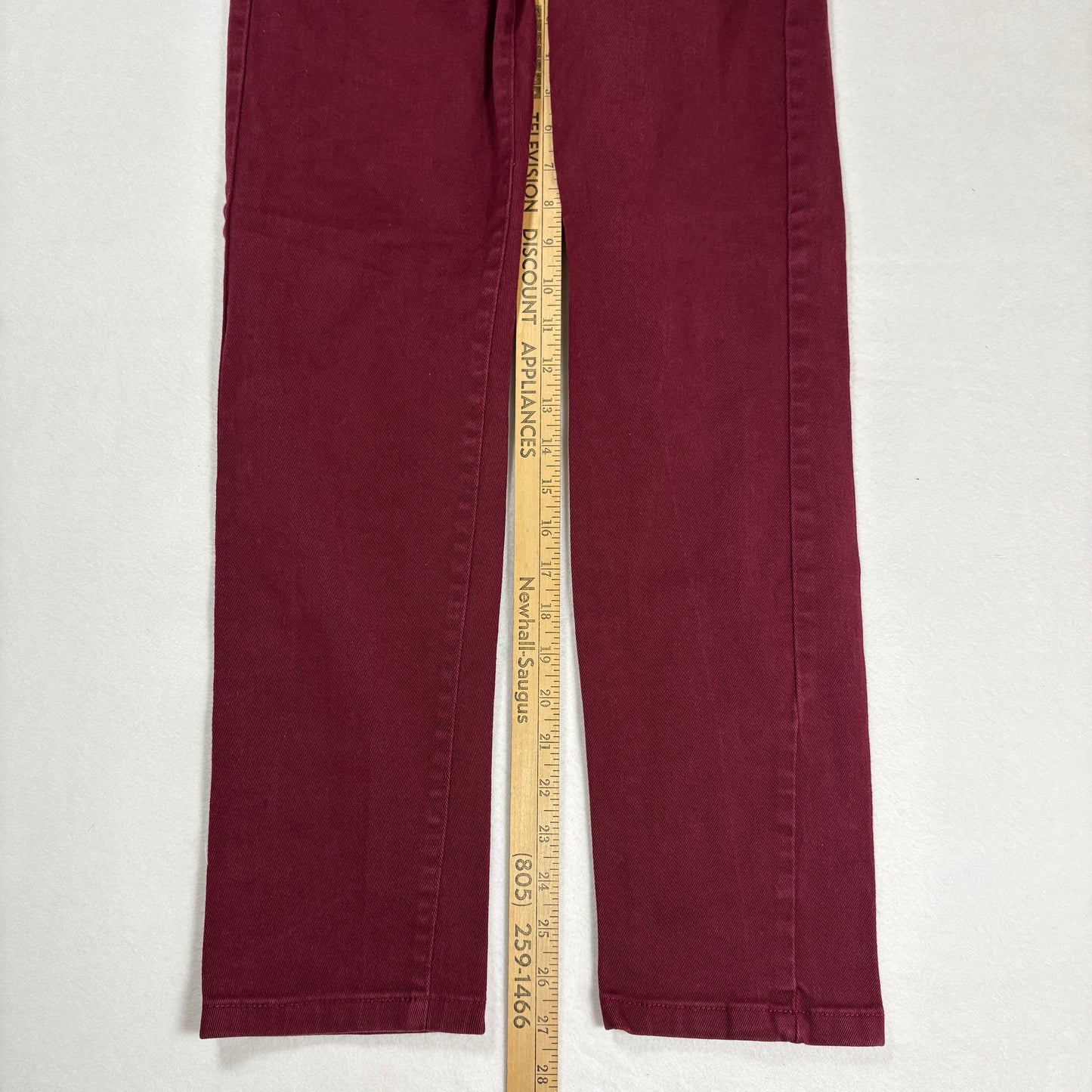 The Next Movement Womens Jeans 30 Red Stretch Skinny Y2K Vintage Denim Pants
