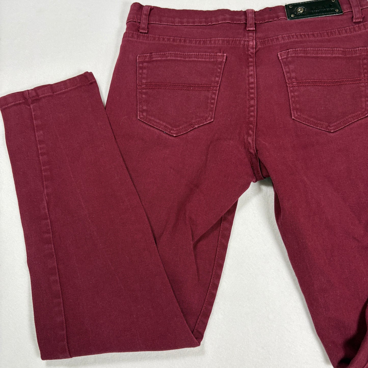 The Next Movement Womens Jeans 30 Red Stretch Skinny Y2K Vintage Denim Pants