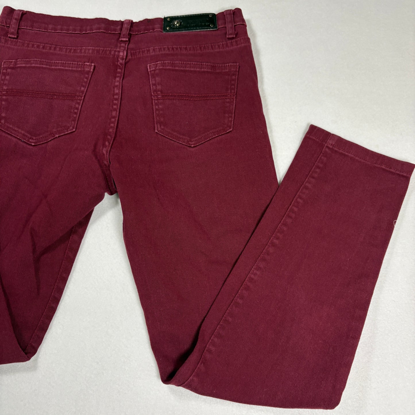 The Next Movement Womens Jeans 30 Red Stretch Skinny Y2K Vintage Denim Pants