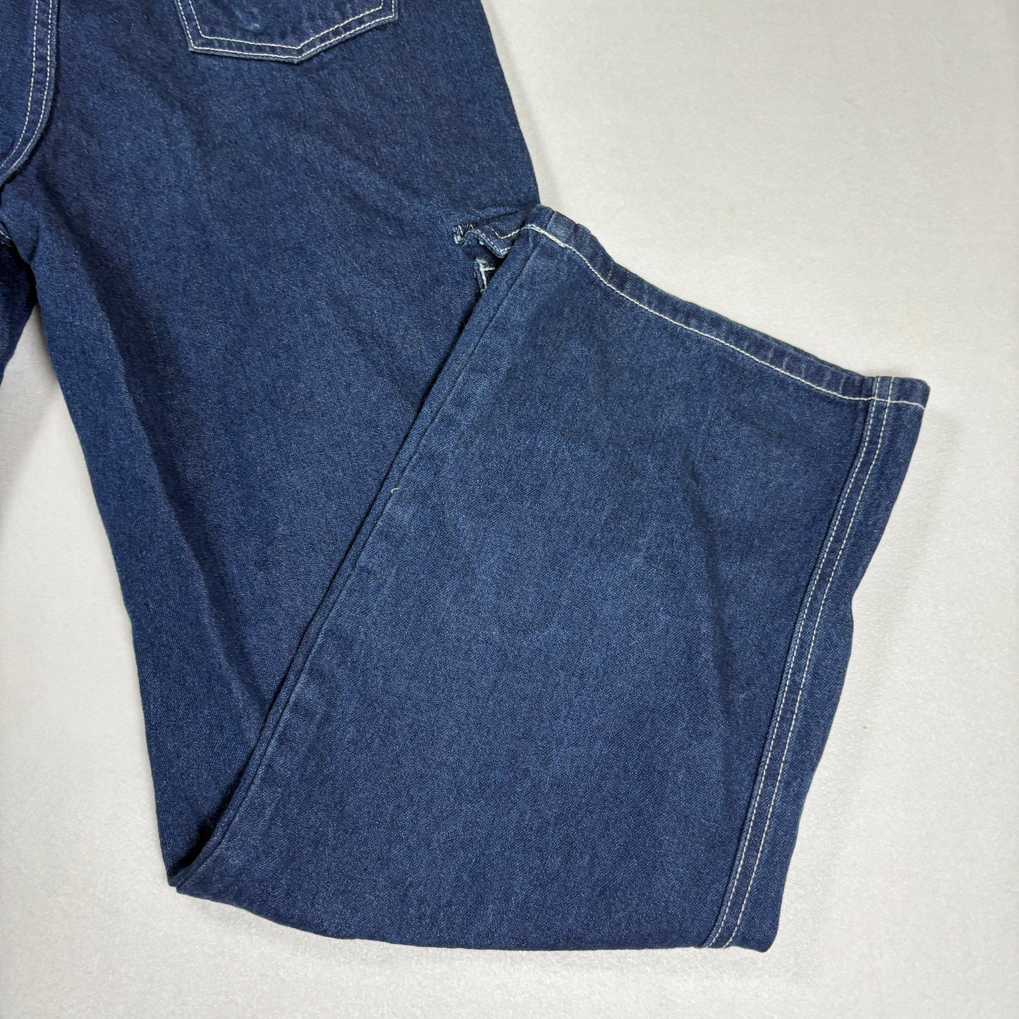 Dazy Womens Jeans XL Blue Baggy Cargo Y2K Wide Leg Carpenter Utility Denim