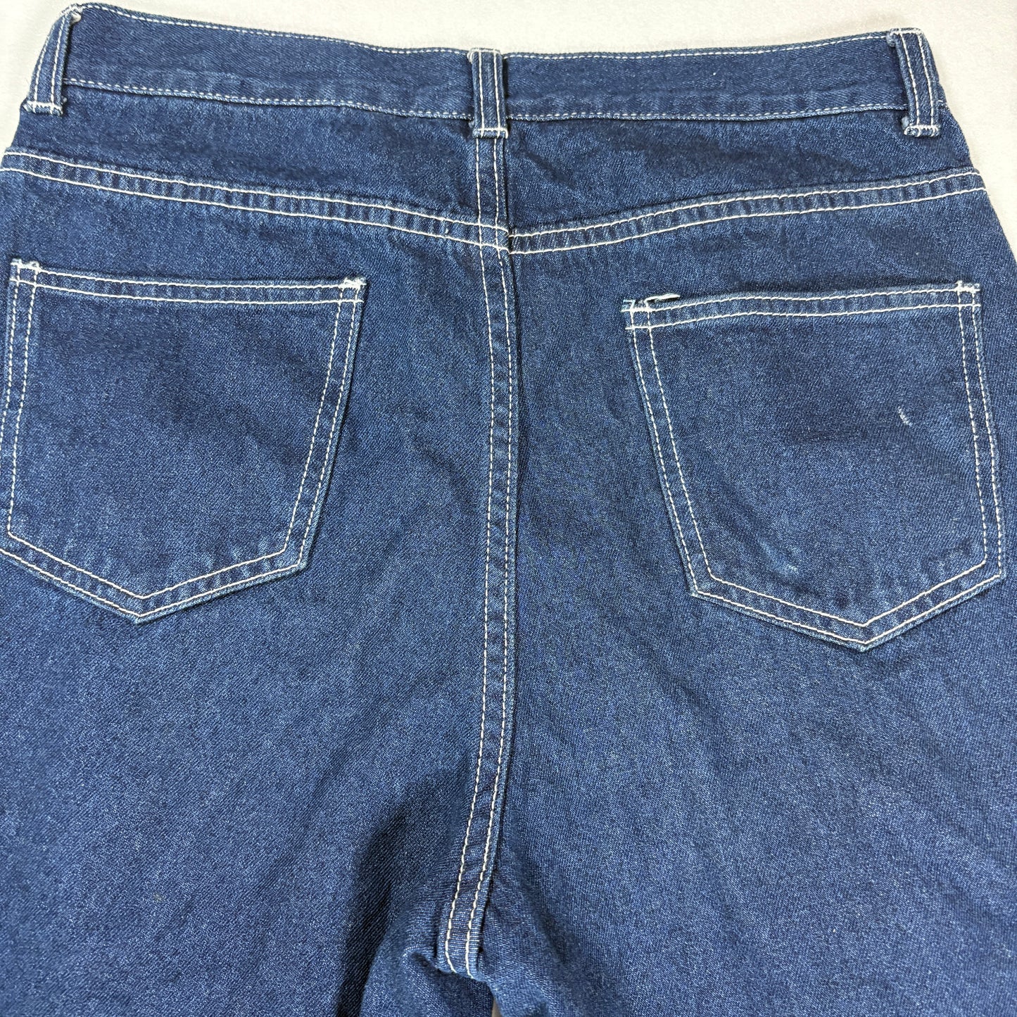 Dazy Womens Jeans XL Blue Baggy Cargo Y2K Wide Leg Carpenter Utility Denim