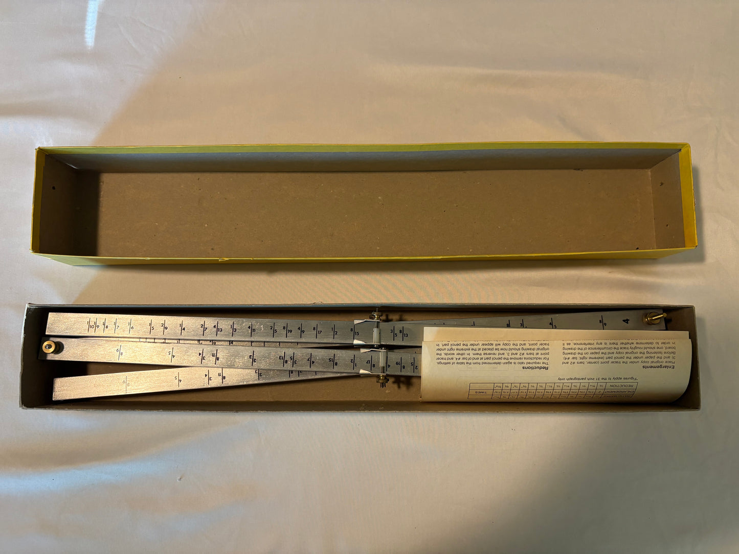Vintage Quick‑Change Precision Pantograph Tool Aluminum Drafting Copy Enlarge Scale