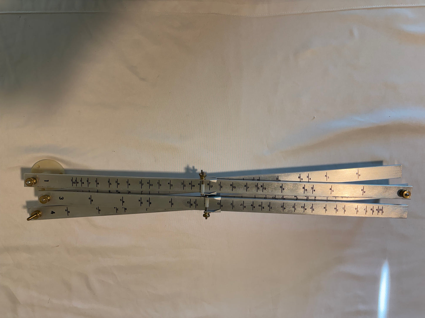Vintage Quick‑Change Precision Pantograph Tool Aluminum Drafting Copy Enlarge Scale