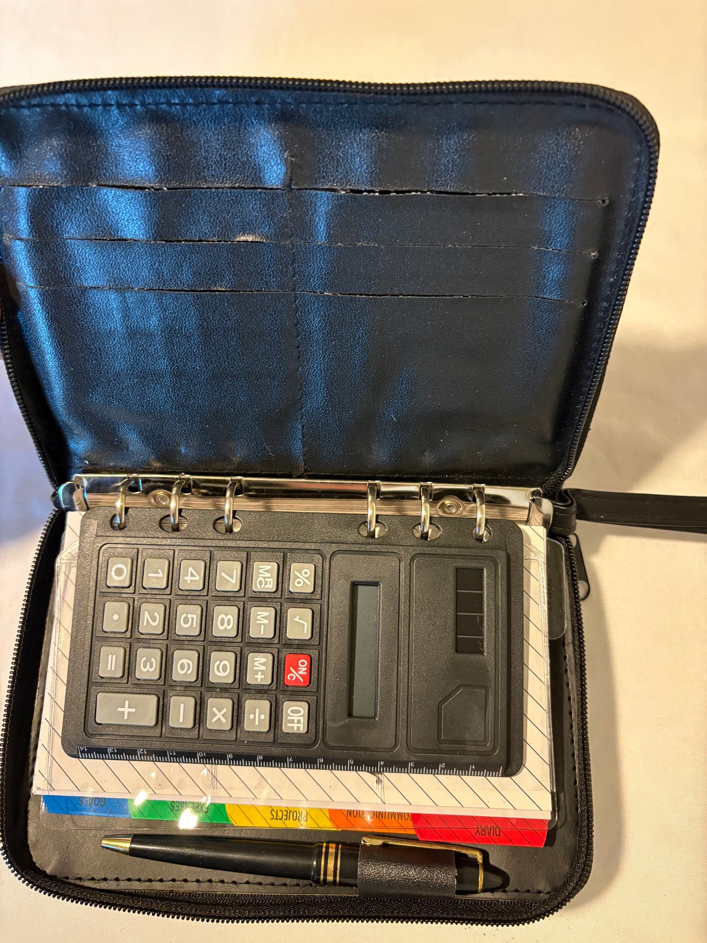 LP Personal Organizer Kit Calculator Planner Pen Ruler Retro NIB Vintage 90s