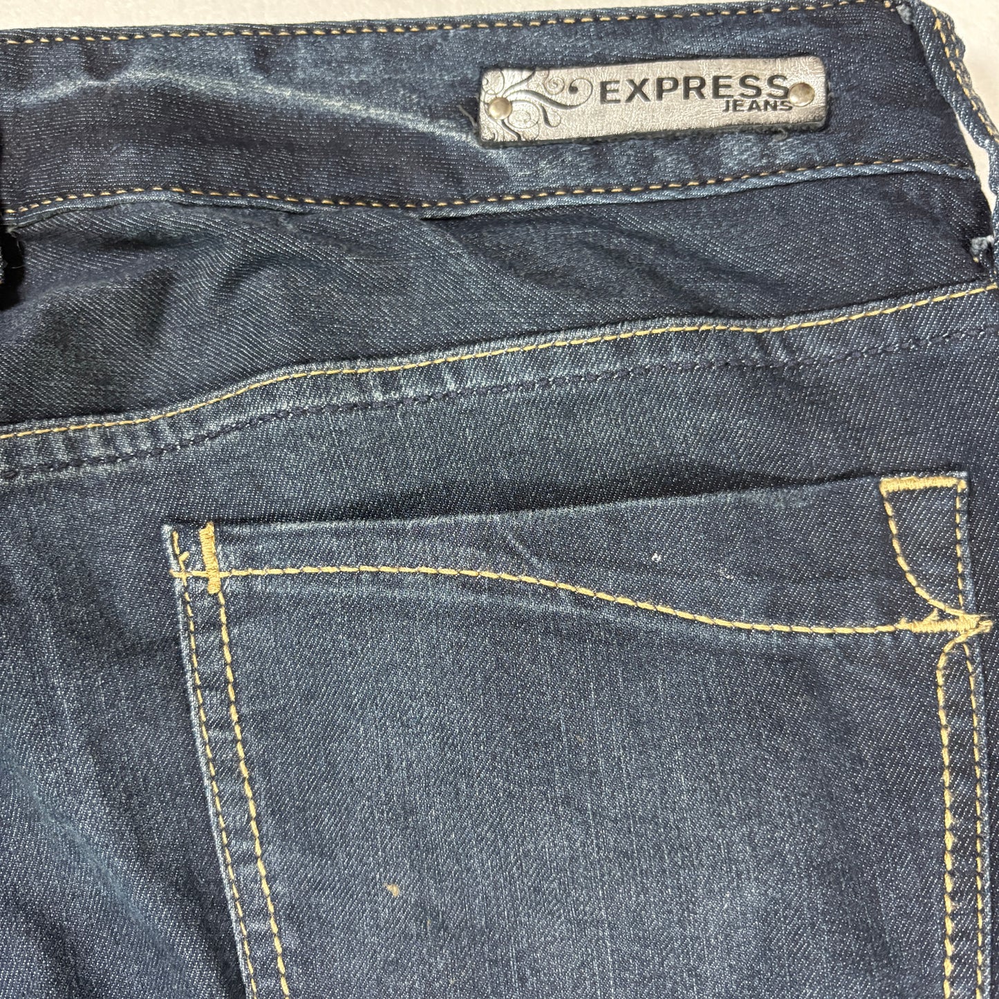 Express Womens Jeans 10R Stella Ultra Skinny Dark Wash Denim Y2K Stretch