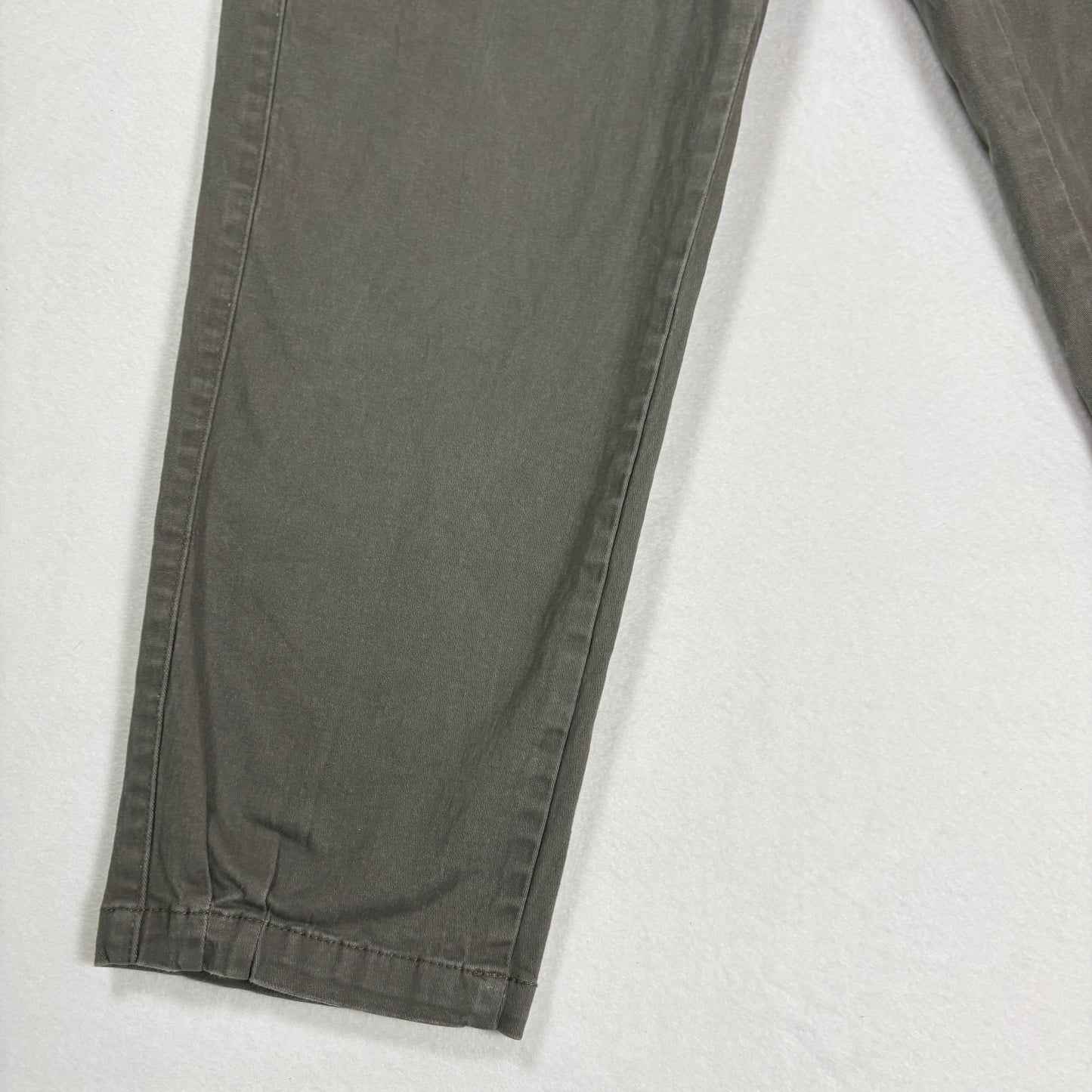 Democracy Womens Pants 12 Green Slim Straight Ab Tech Stretch Curvy Fit Y2K